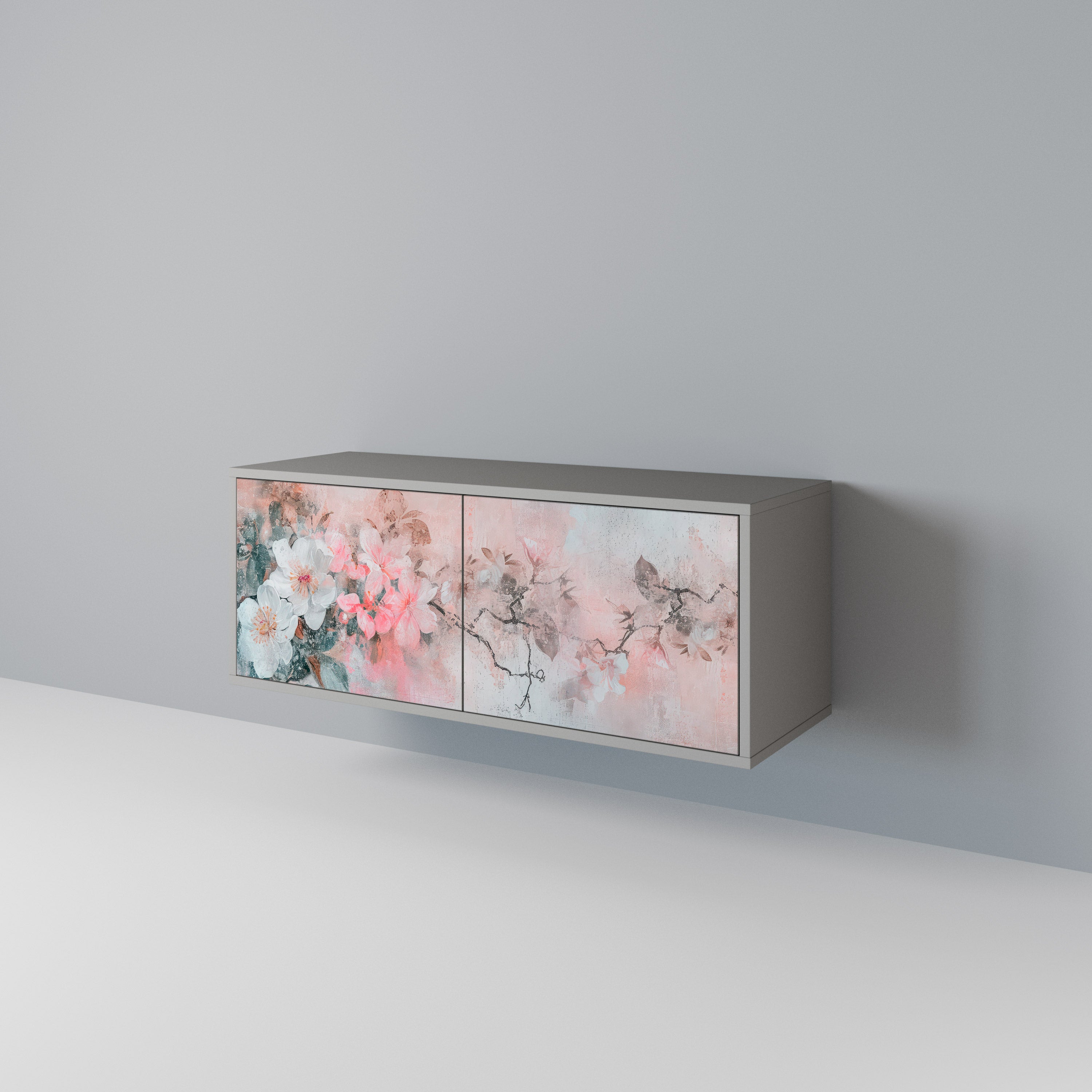 CHERRY BLOSSOM Compact 2-Door TV Cabinet