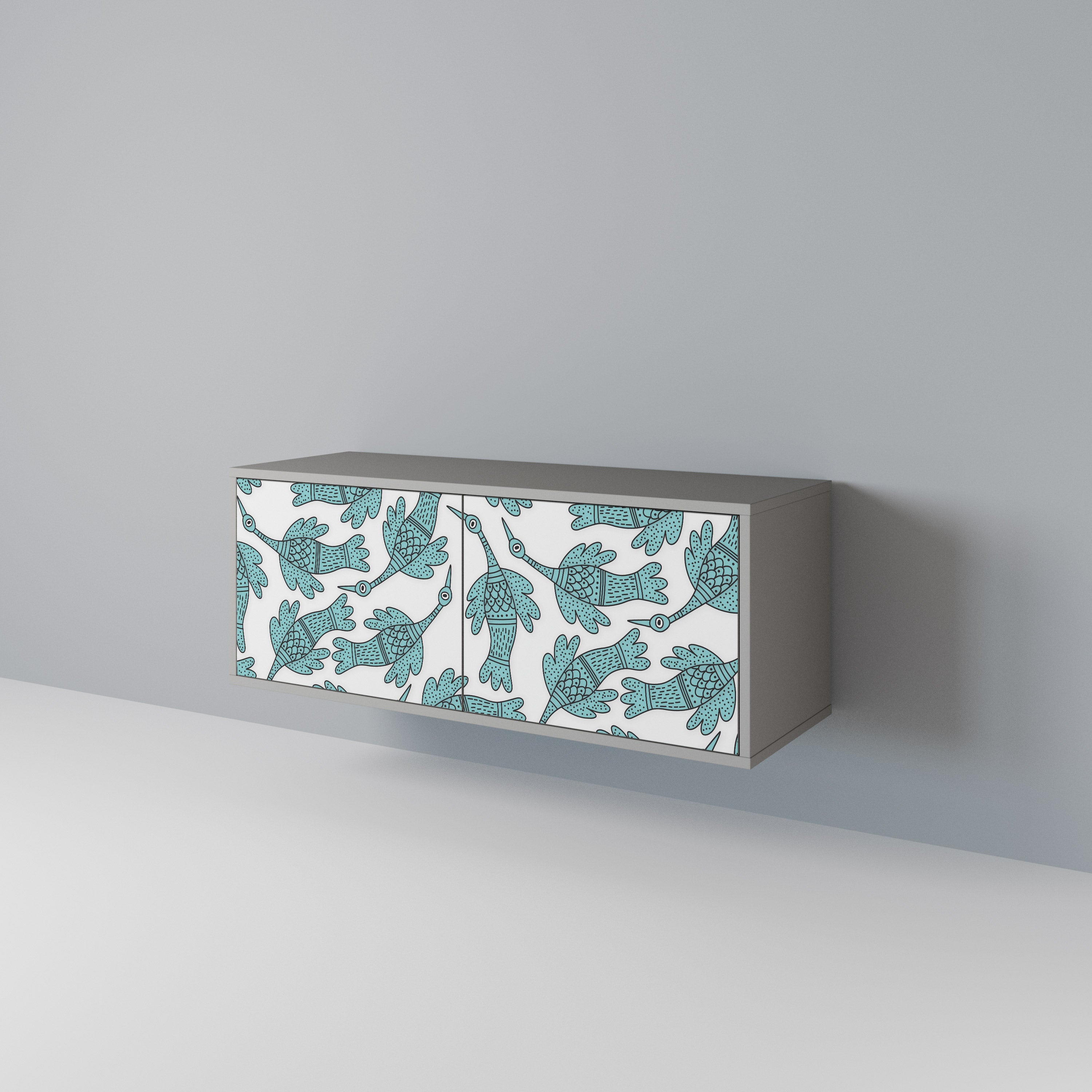 WATERSPOUT SONGIBIRD Compact 2-Door TV Cabinet