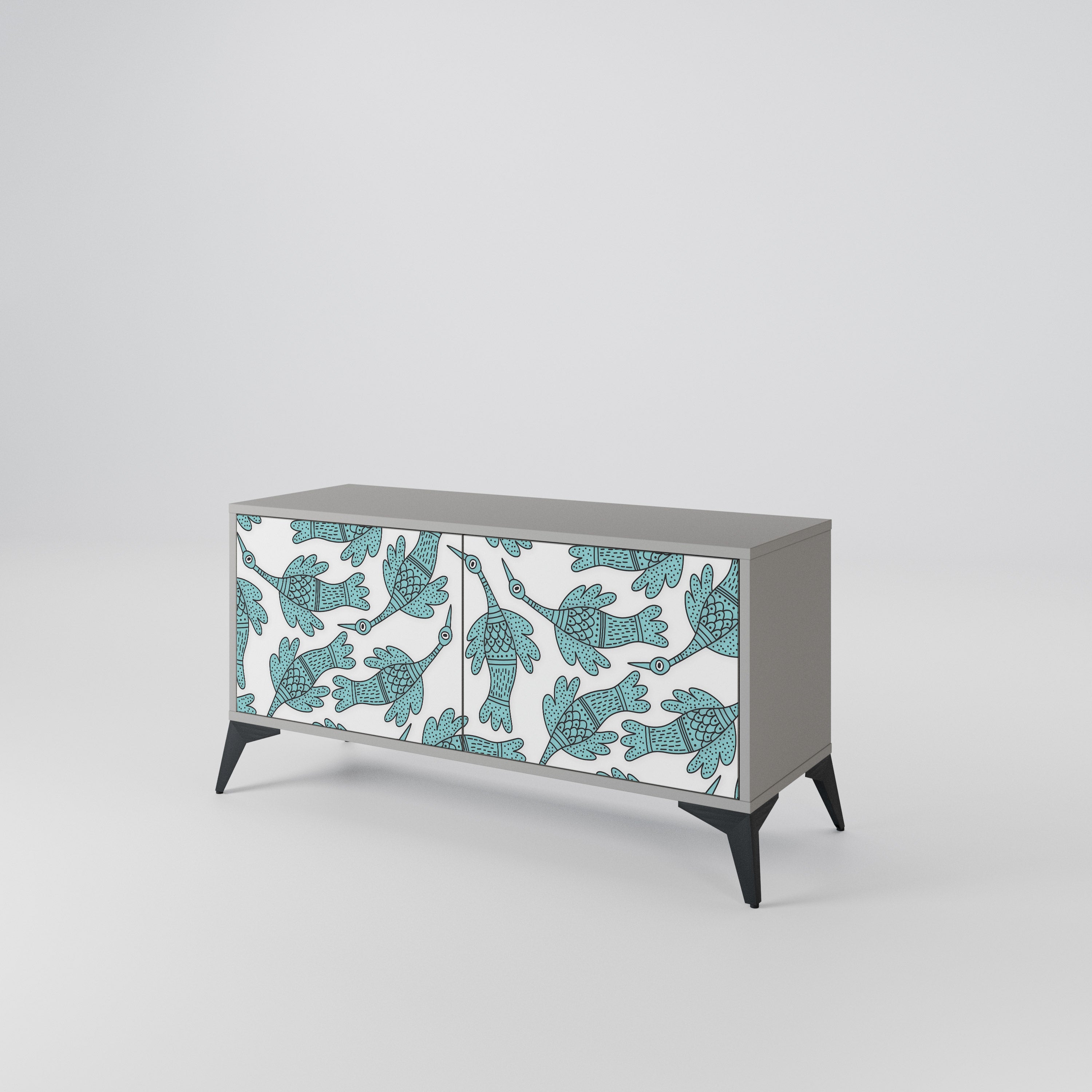 WATERSPOUT SONGIBIRD Compact 2-Door TV Cabinet