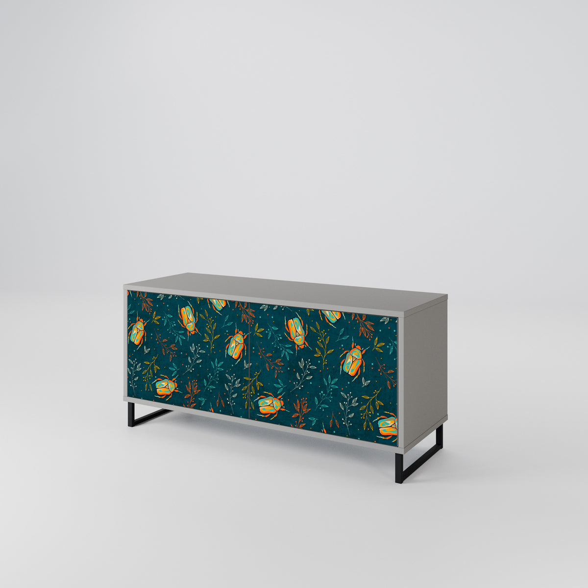 AUTUMN INSECTS Compact 2-Door TV Cabinet