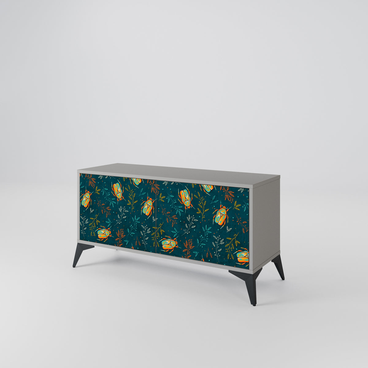 AUTUMN INSECTS Compact 2-Door TV Cabinet