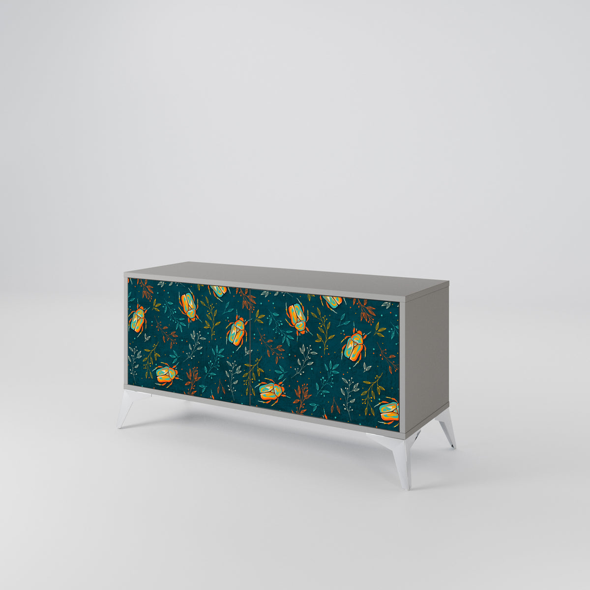 AUTUMN INSECTS Compact 2-Door TV Cabinet