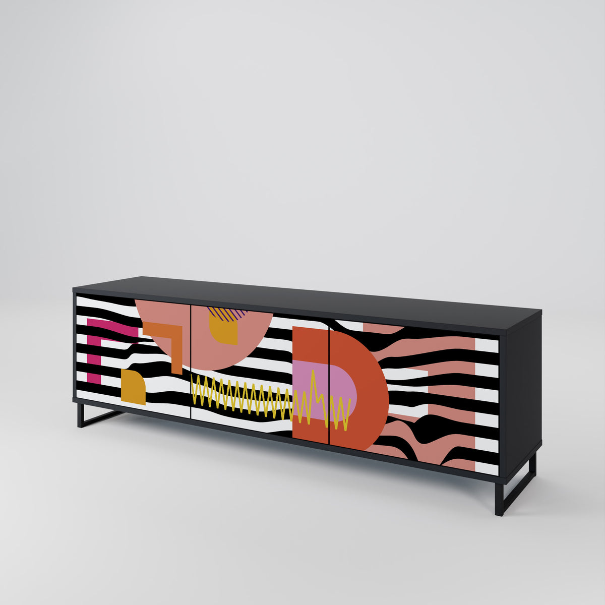 CHROMATIC ABSTRACT Έπιπλο τηλεόρασης 3-θυρών