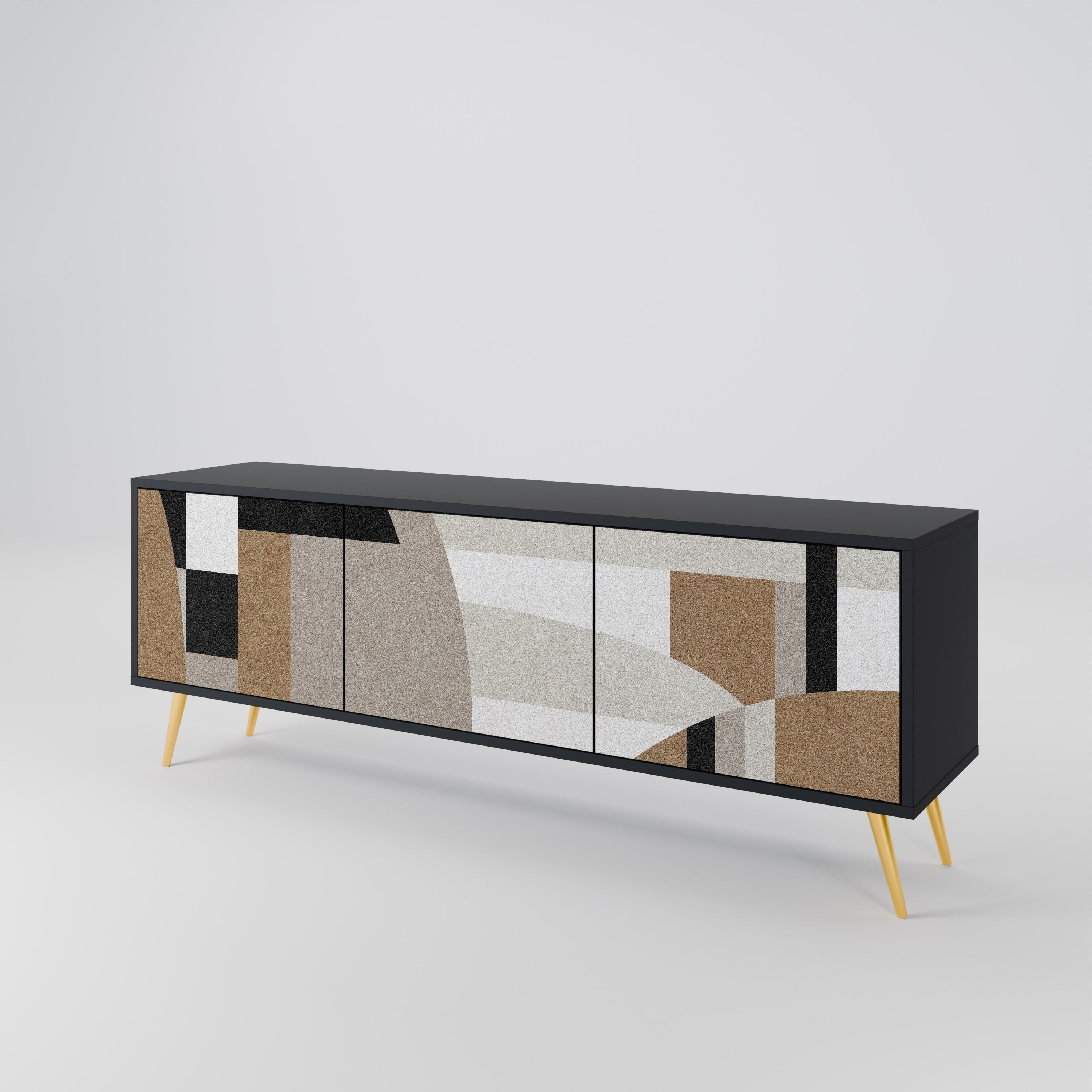 DELICATE MEMENTO 3-Door TV Cabinet