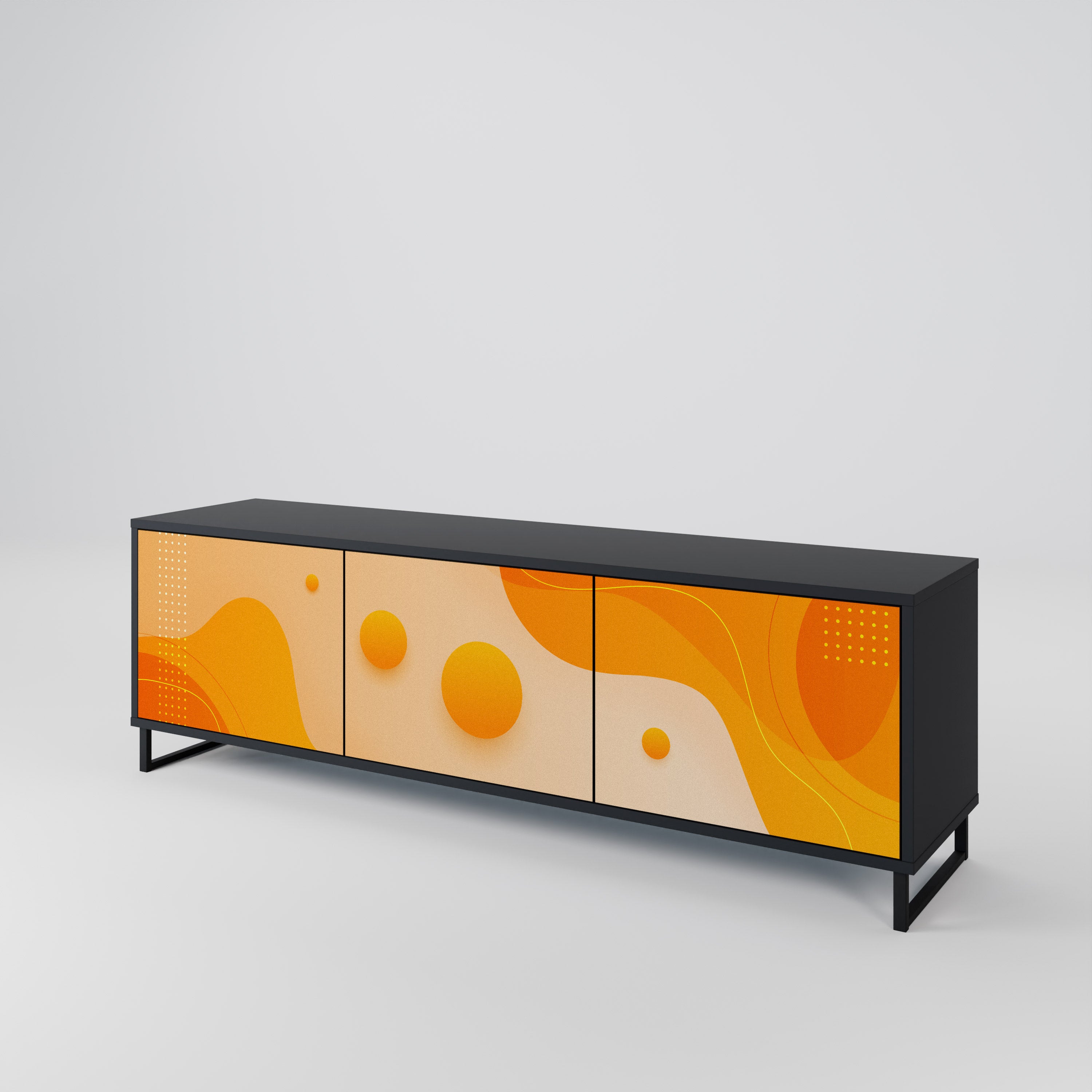 ORANGE ARRANGEMENT Έπιπλο τηλεόρασης 3-θυρών