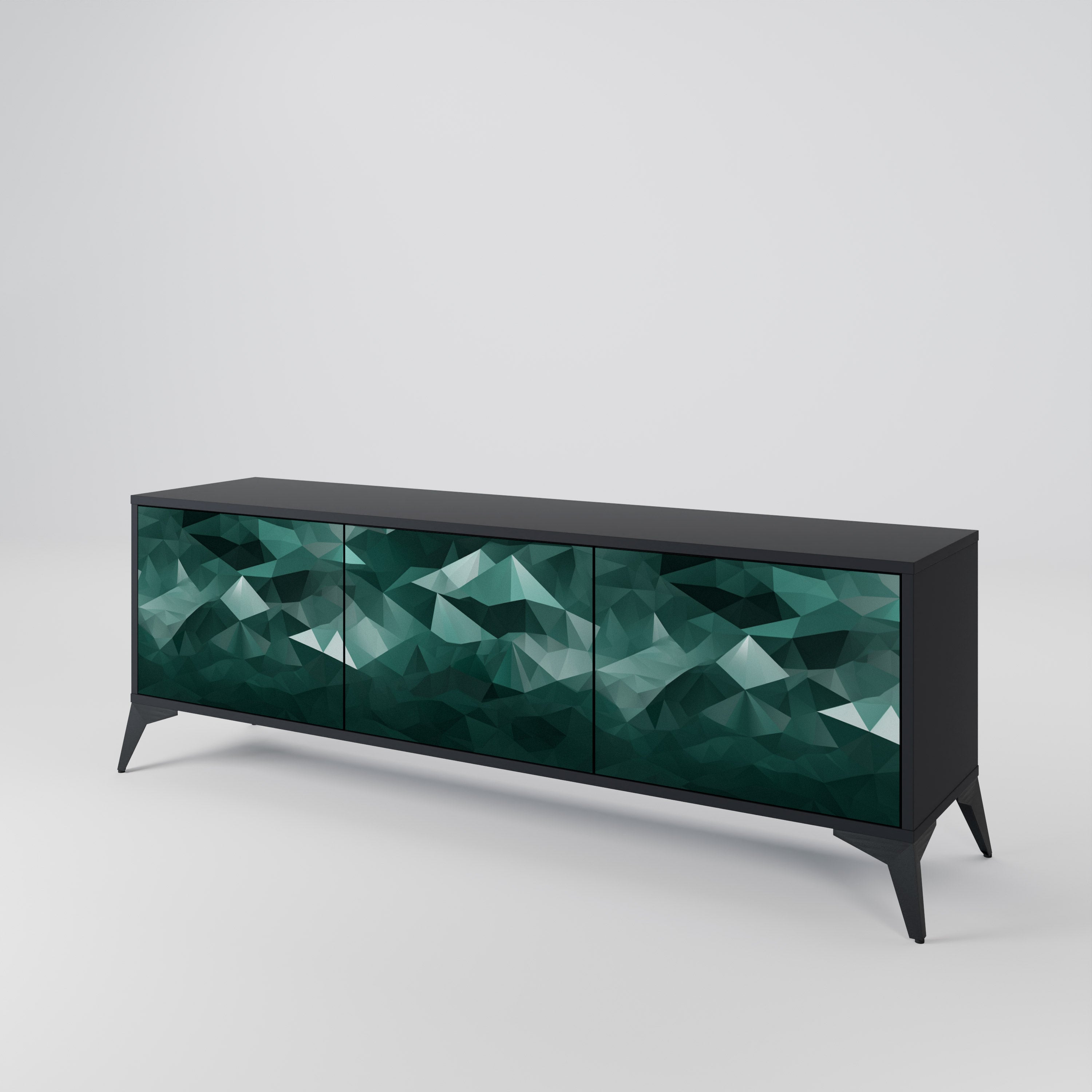 POLYGONAL FLOATING Έπιπλο τηλεόρασης 3-θυρών