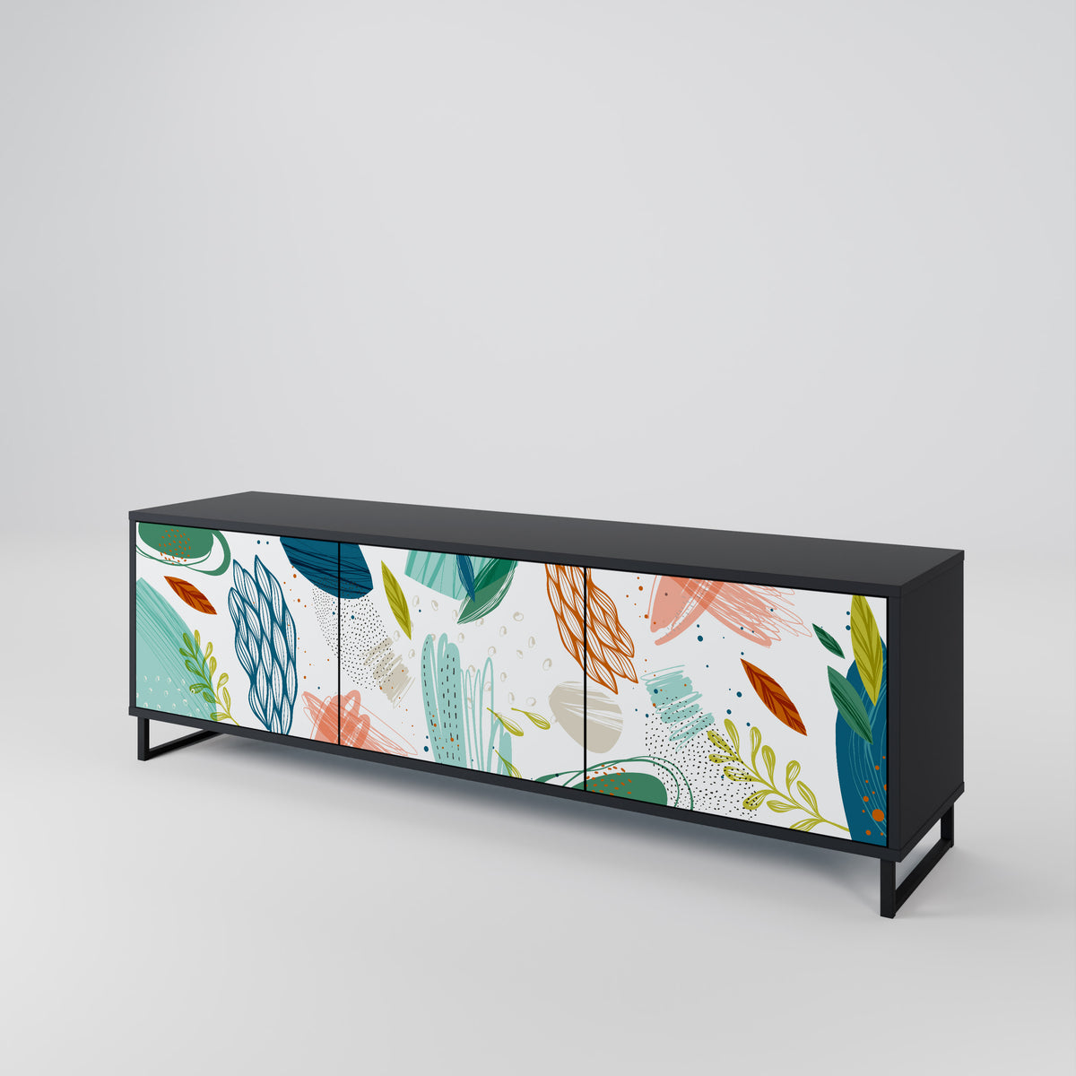 BOTANICAL HURRICANE 3-Door TV Cabinet