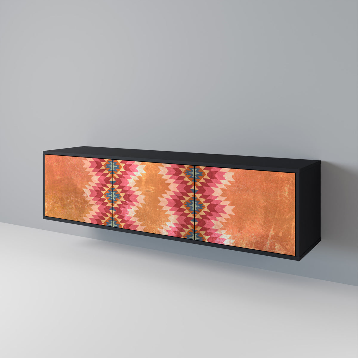 INDIAN FOLK 3-Door TV Cabinet