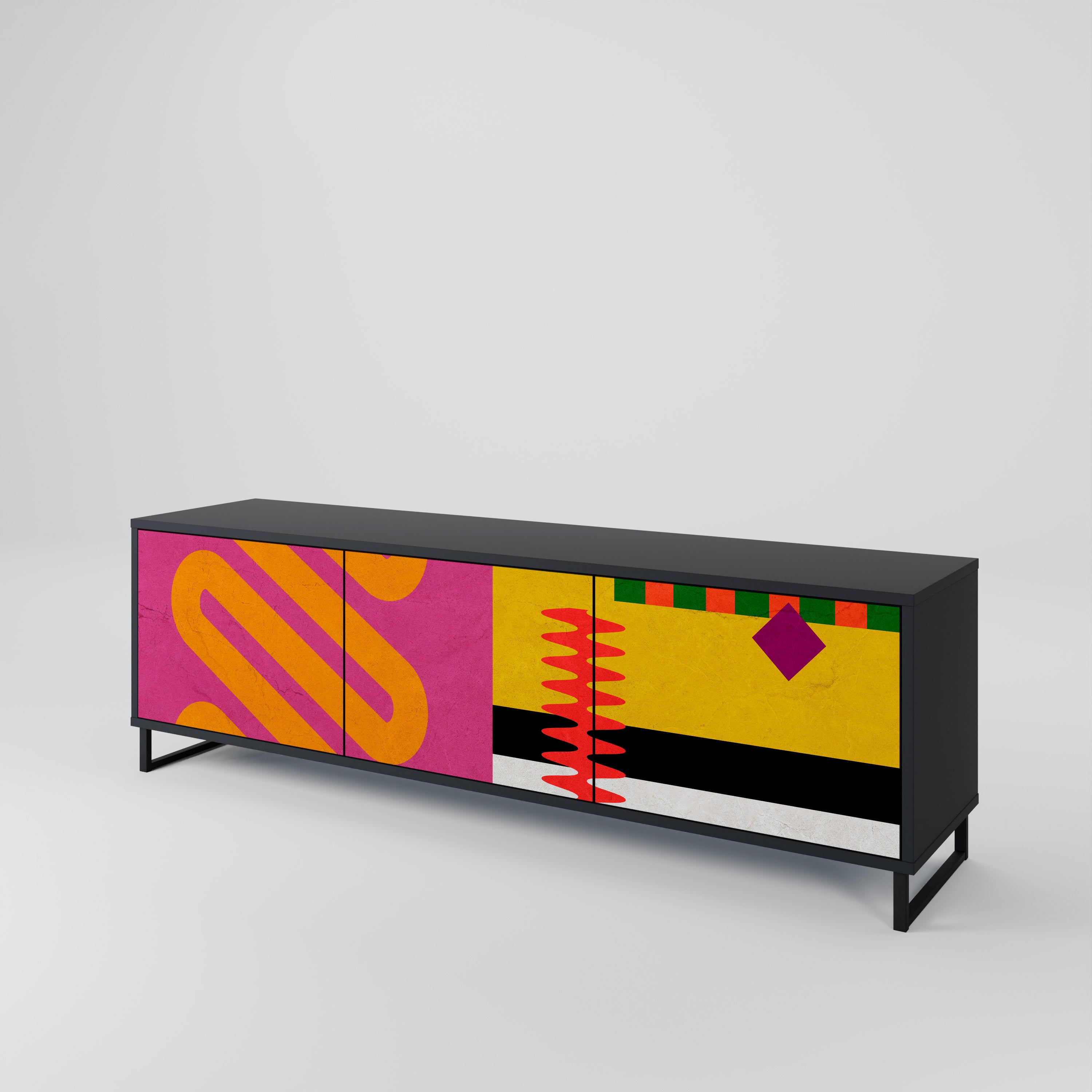 VIVID ART 3-Door TV Cabinet