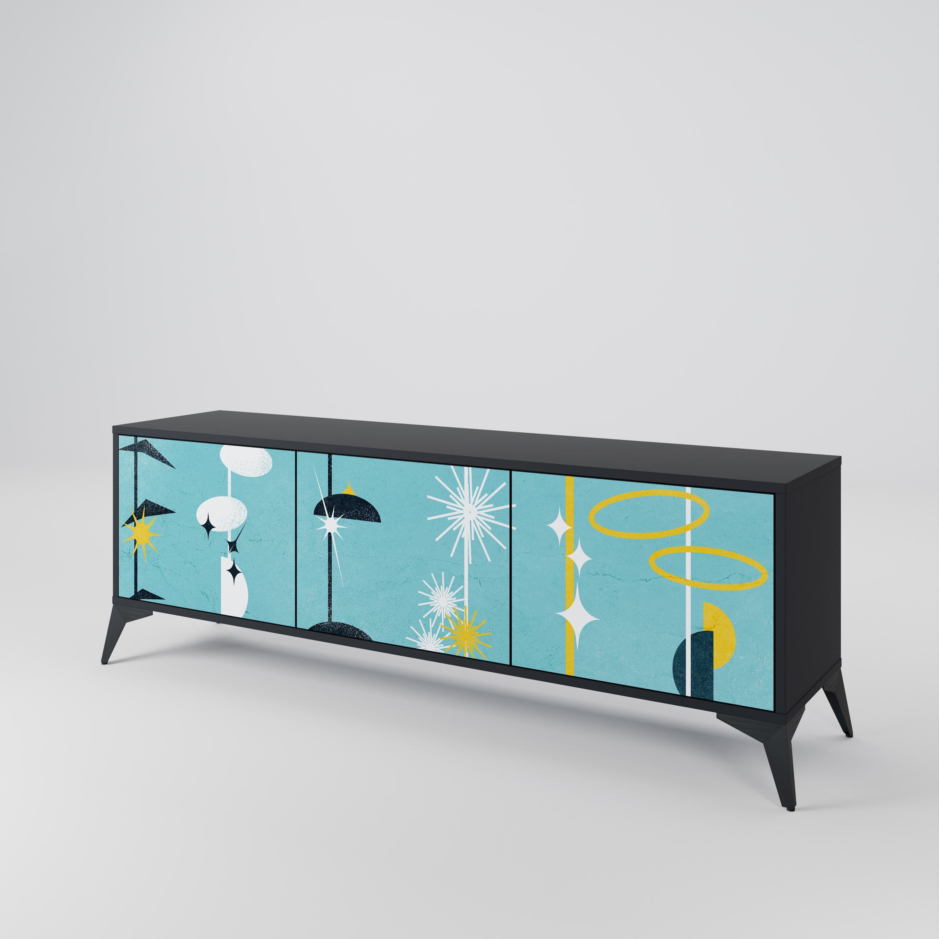 PATHS TO HAPPINESS 3-Door TV Cabinet