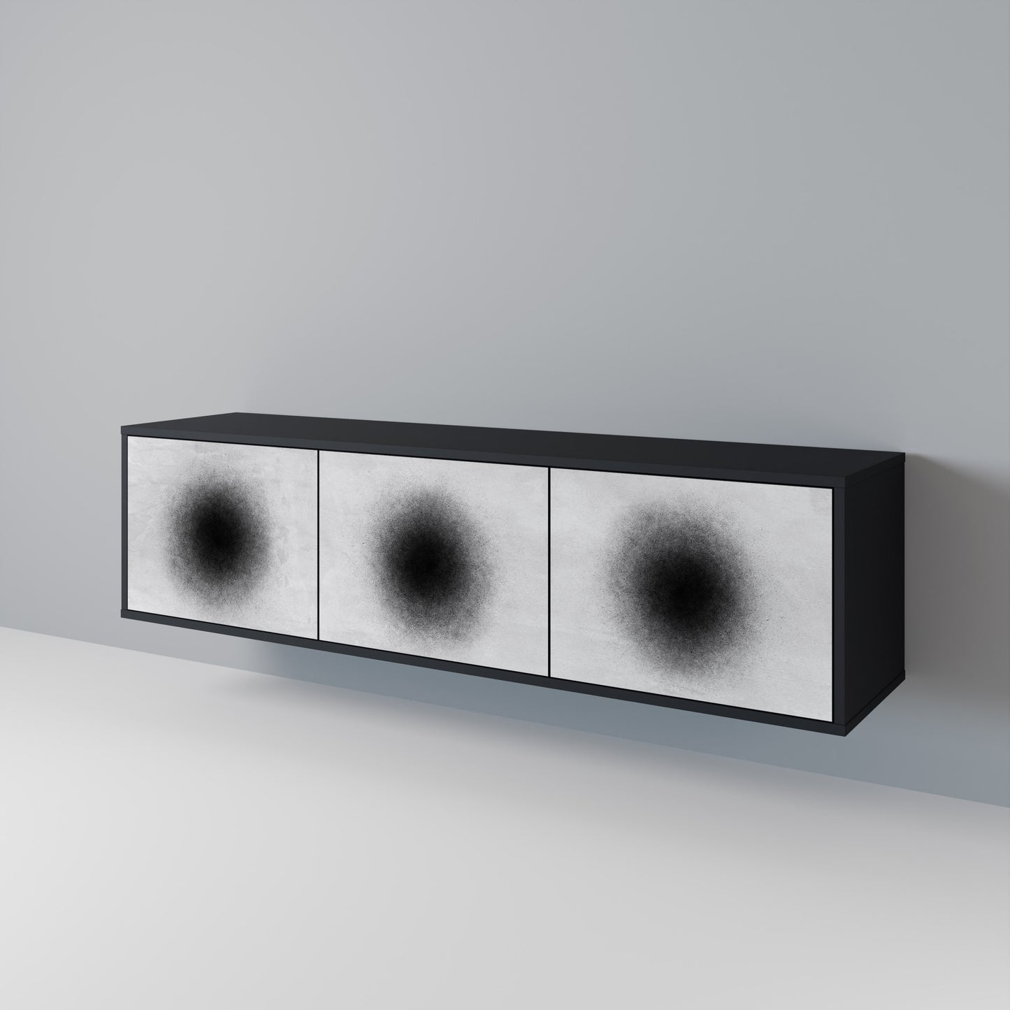 BLACK HOLE Έπιπλο τηλεόρασης 3-θυρών