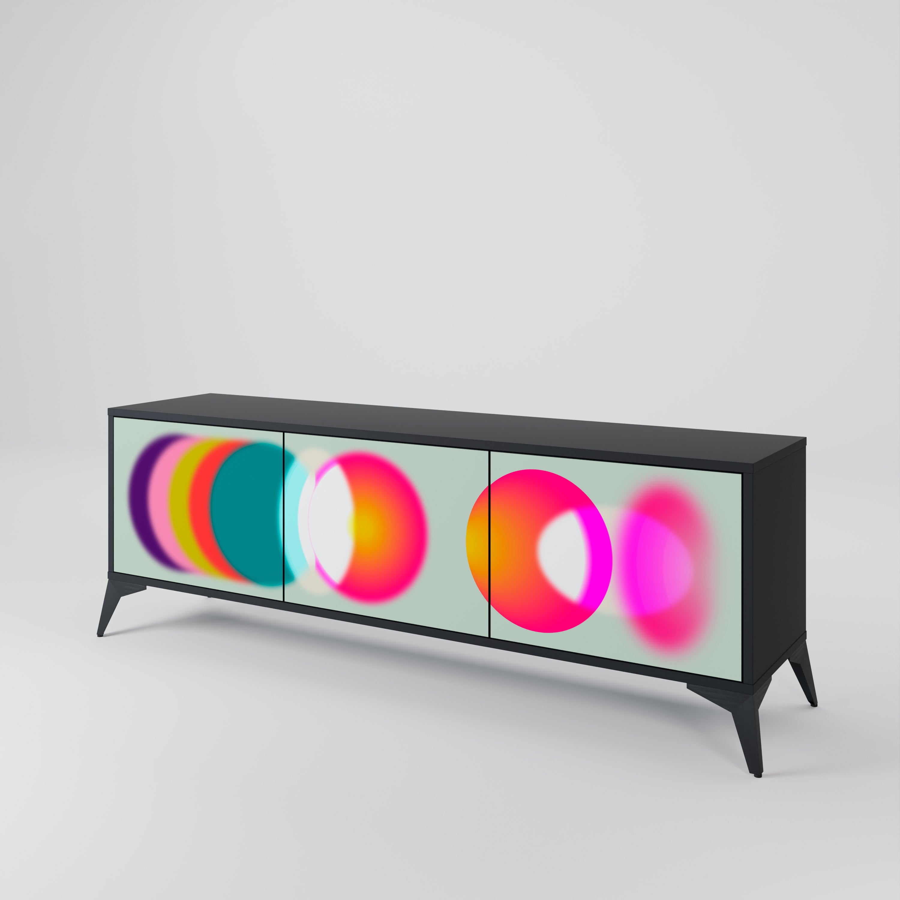 SYMPHONY OF COLORS 3-Door TV Cabinet