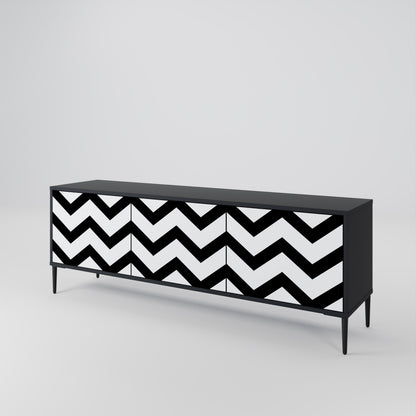 CLASSIC ZIG ZAG Έπιπλο τηλεόρασης 3-θυρών