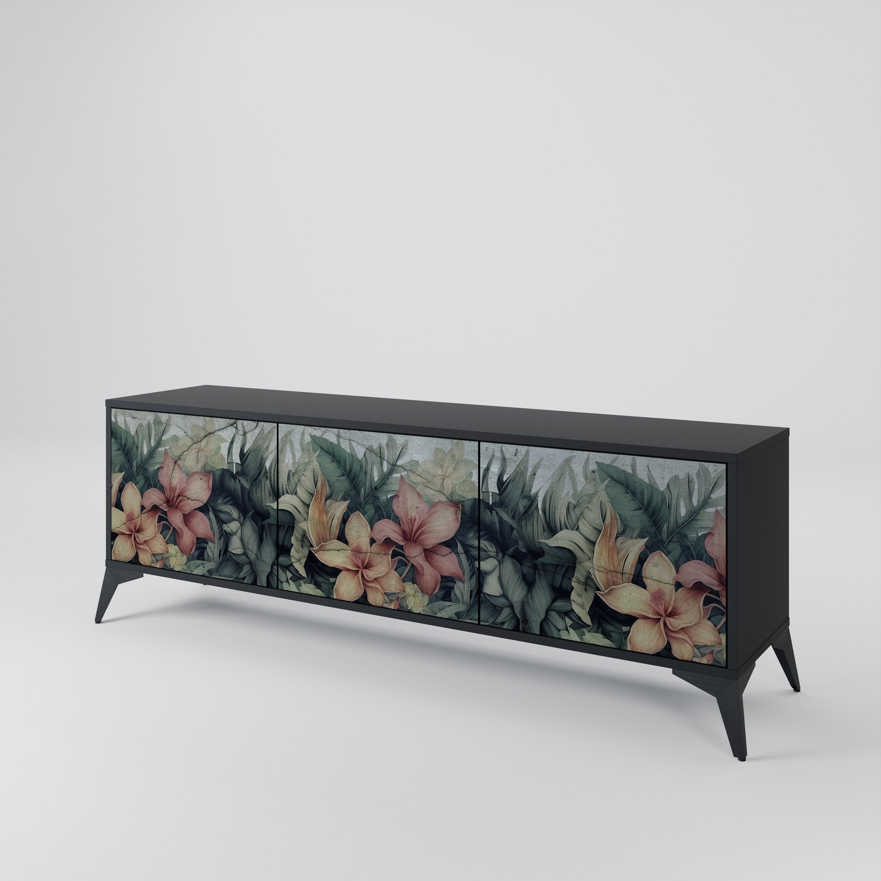 HEAVENLY BLOOM 3-Door TV Cabinet