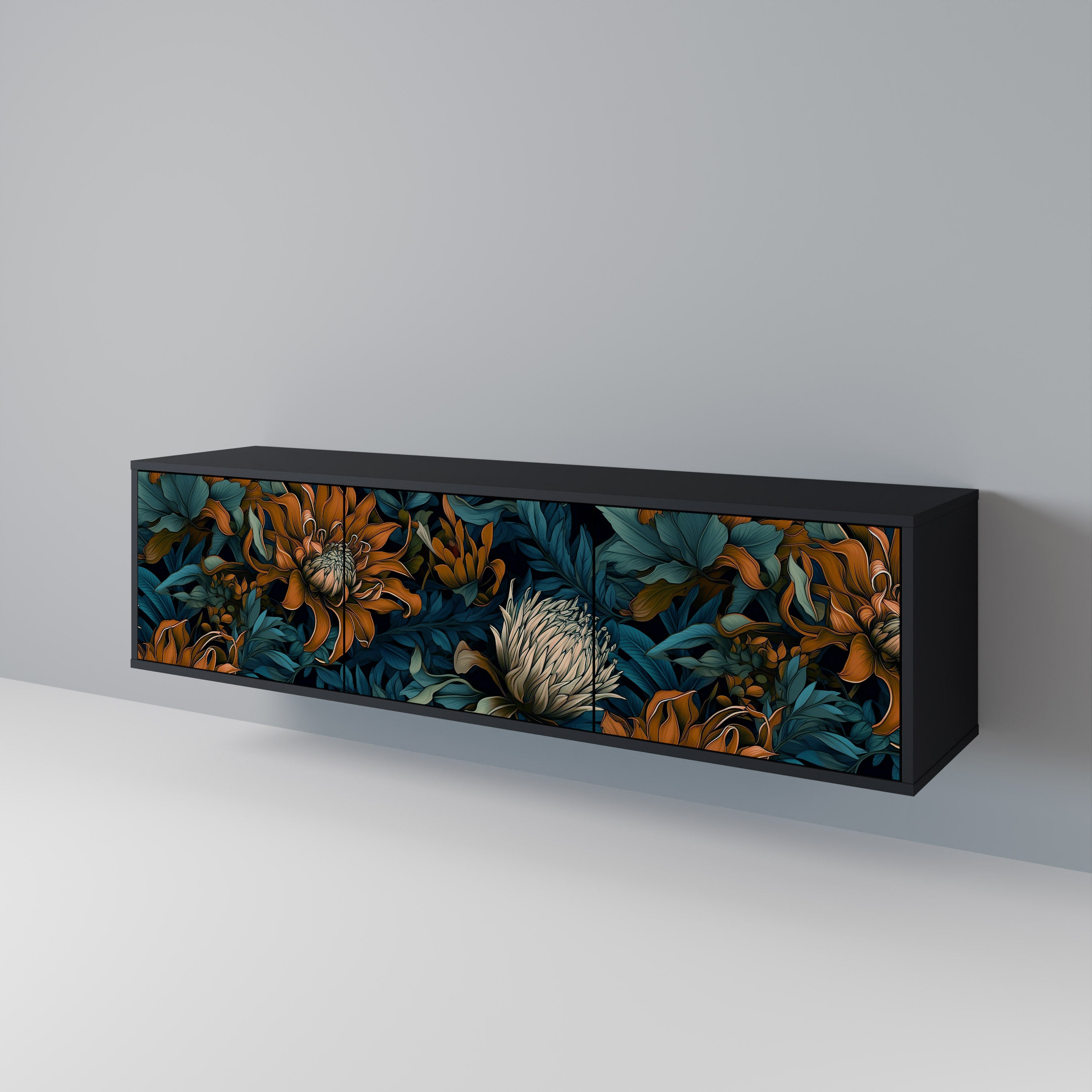 MORNING BLOOM 3-Door TV Cabinet