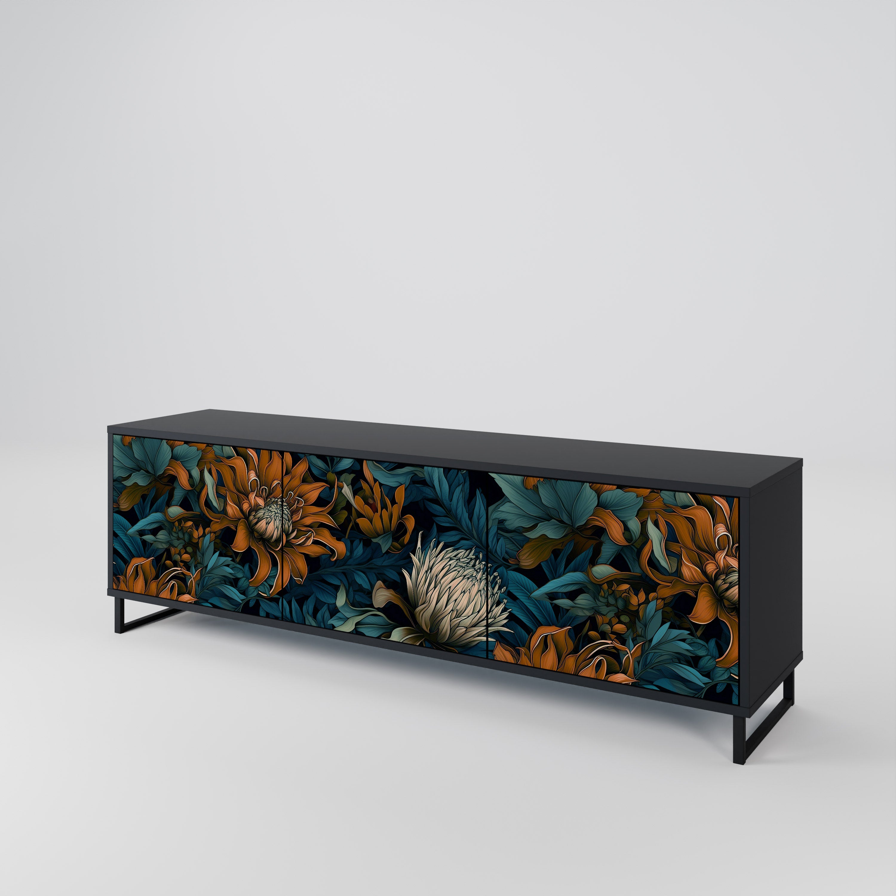 MORNING BLOOM 3-Door TV Cabinet