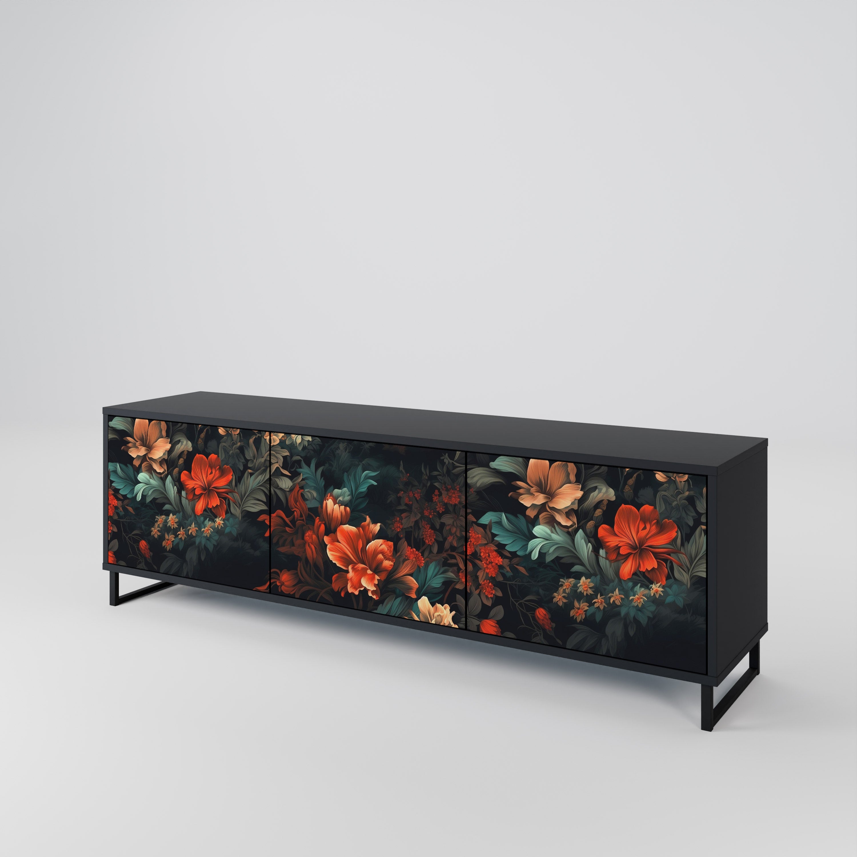 IMAGINARY BLOSSOM 3-Door TV Cabinet
