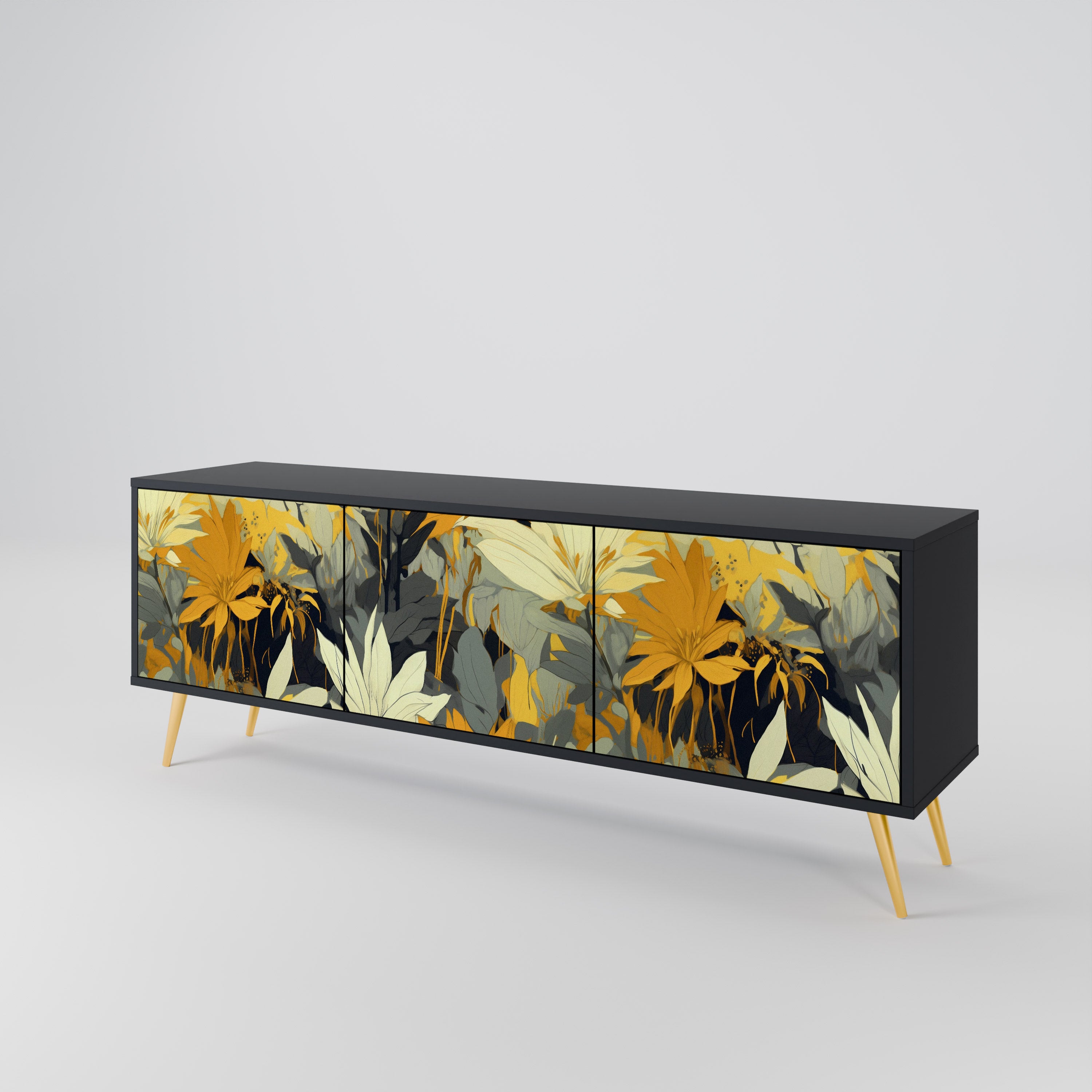 SUNKISSED LILY 3-Door TV Cabinet