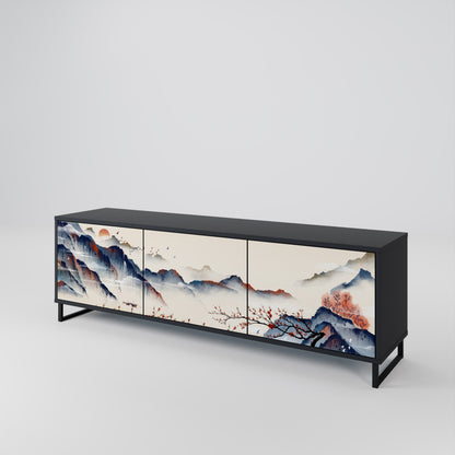 JAPANESE LANDSCAPE Έπιπλο τηλεόρασης 3-θυρών