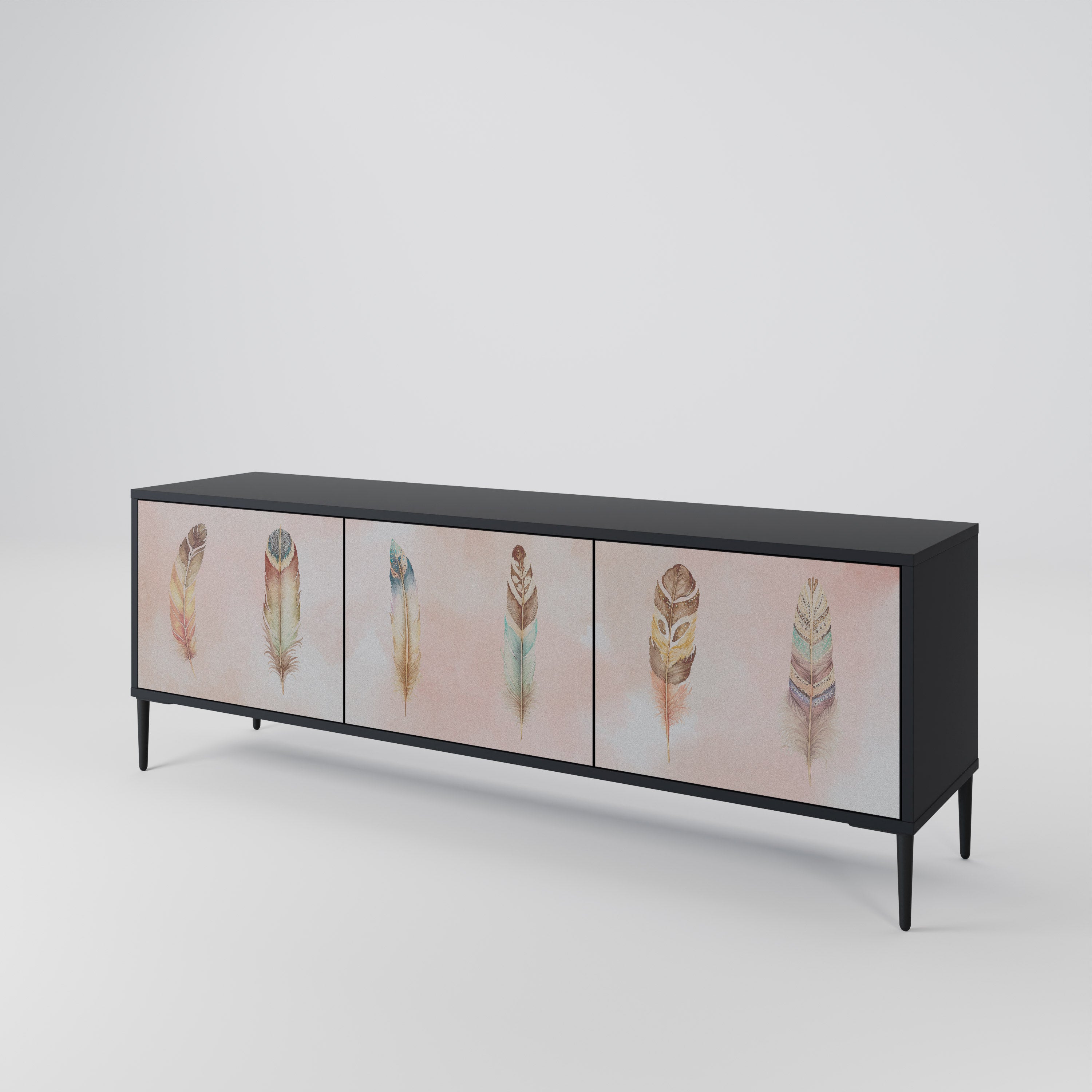 THE DELIQUESCE 3-Door TV Cabinet