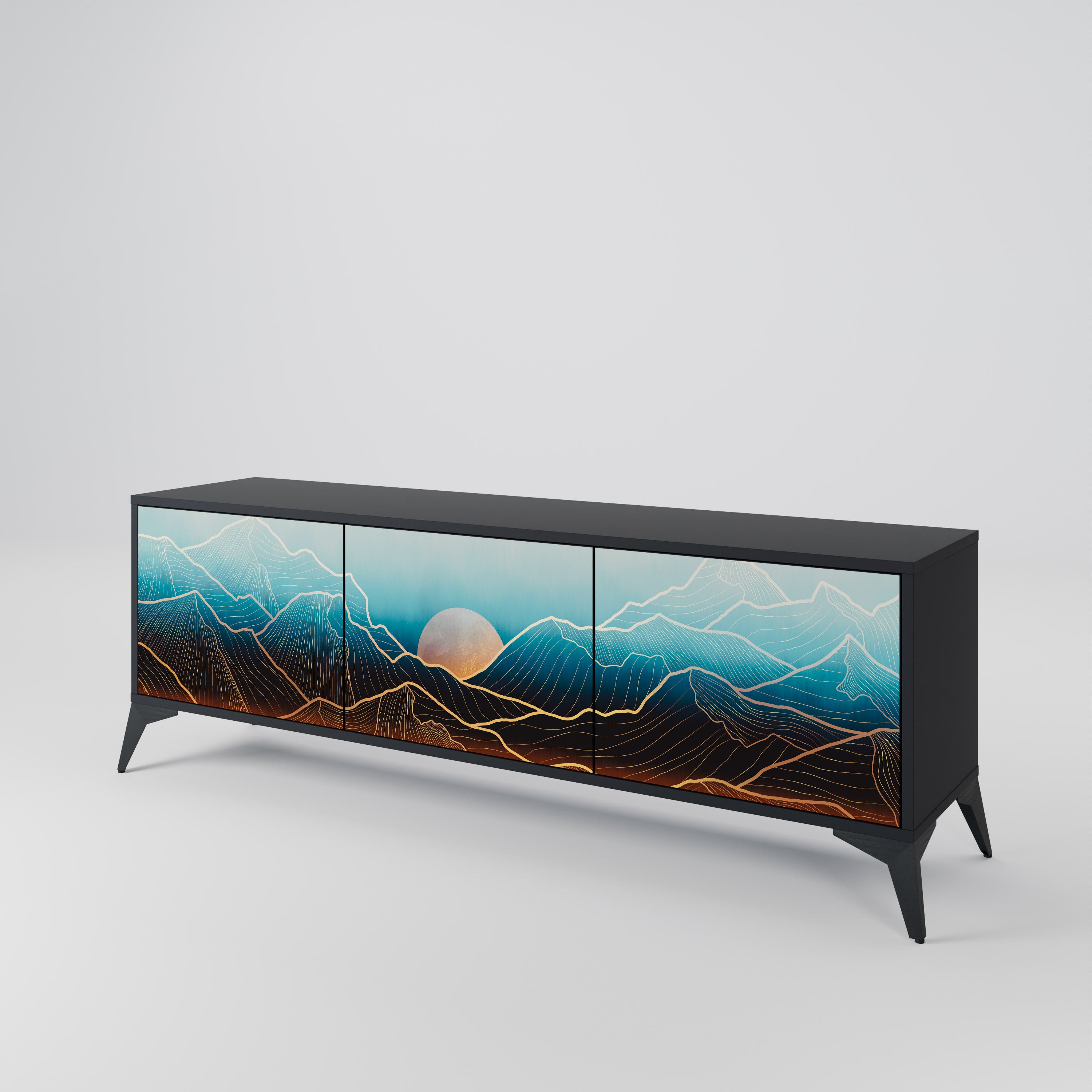 LUNAR SECRETS 3-Door TV Cabinet