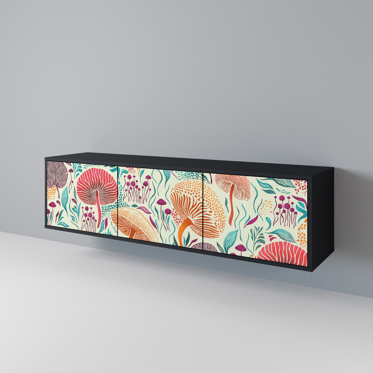 FUNGUS FANTASY 3-Door TV Cabinet