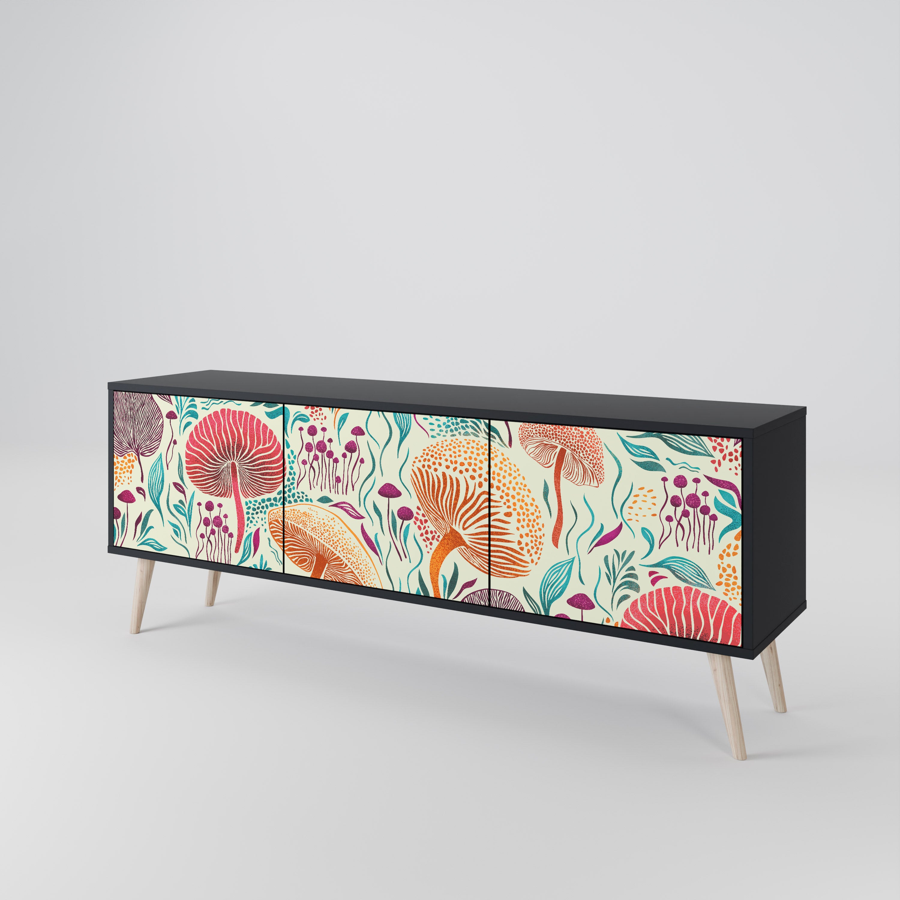 FUNGUS FANTASY 3-Door TV Cabinet