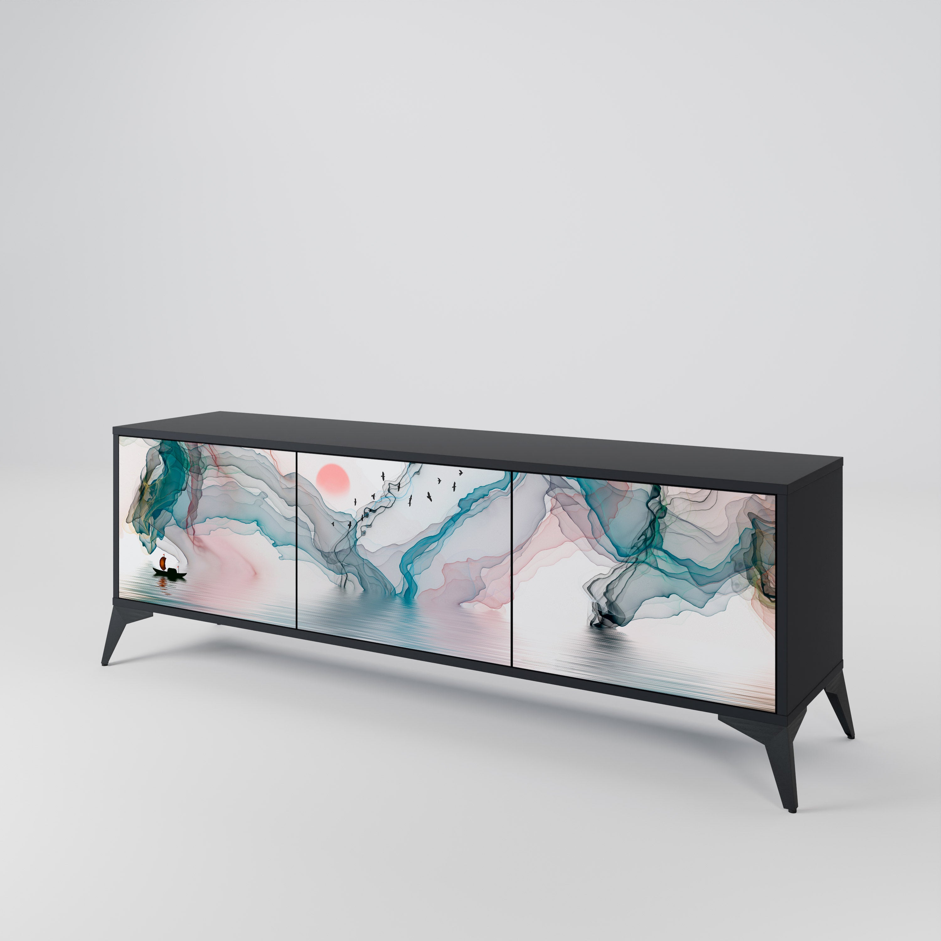 VELVET CROSSING 3-Door TV Cabinet