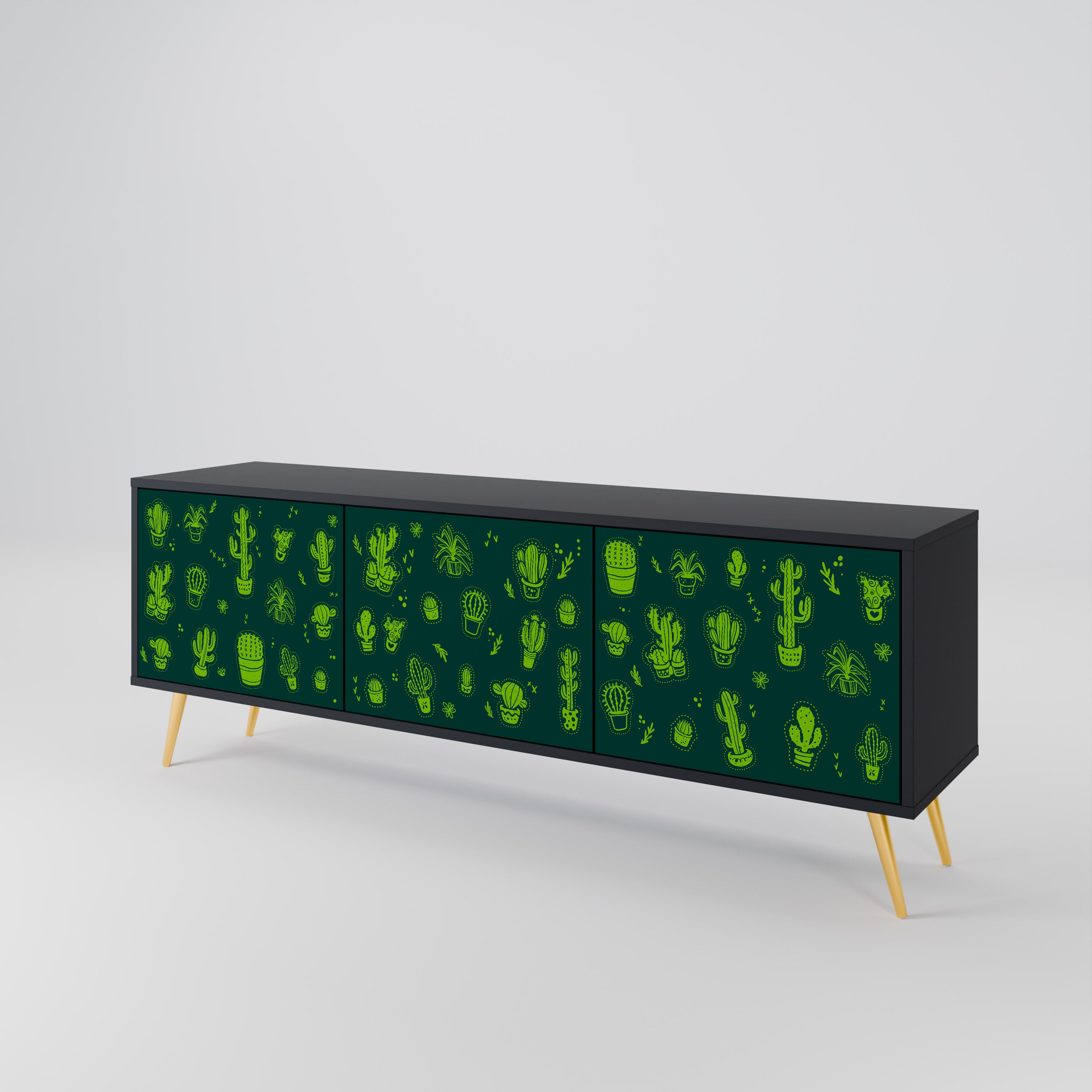 DESERT GREEN Έπιπλο τηλεόρασης 3-θυρών