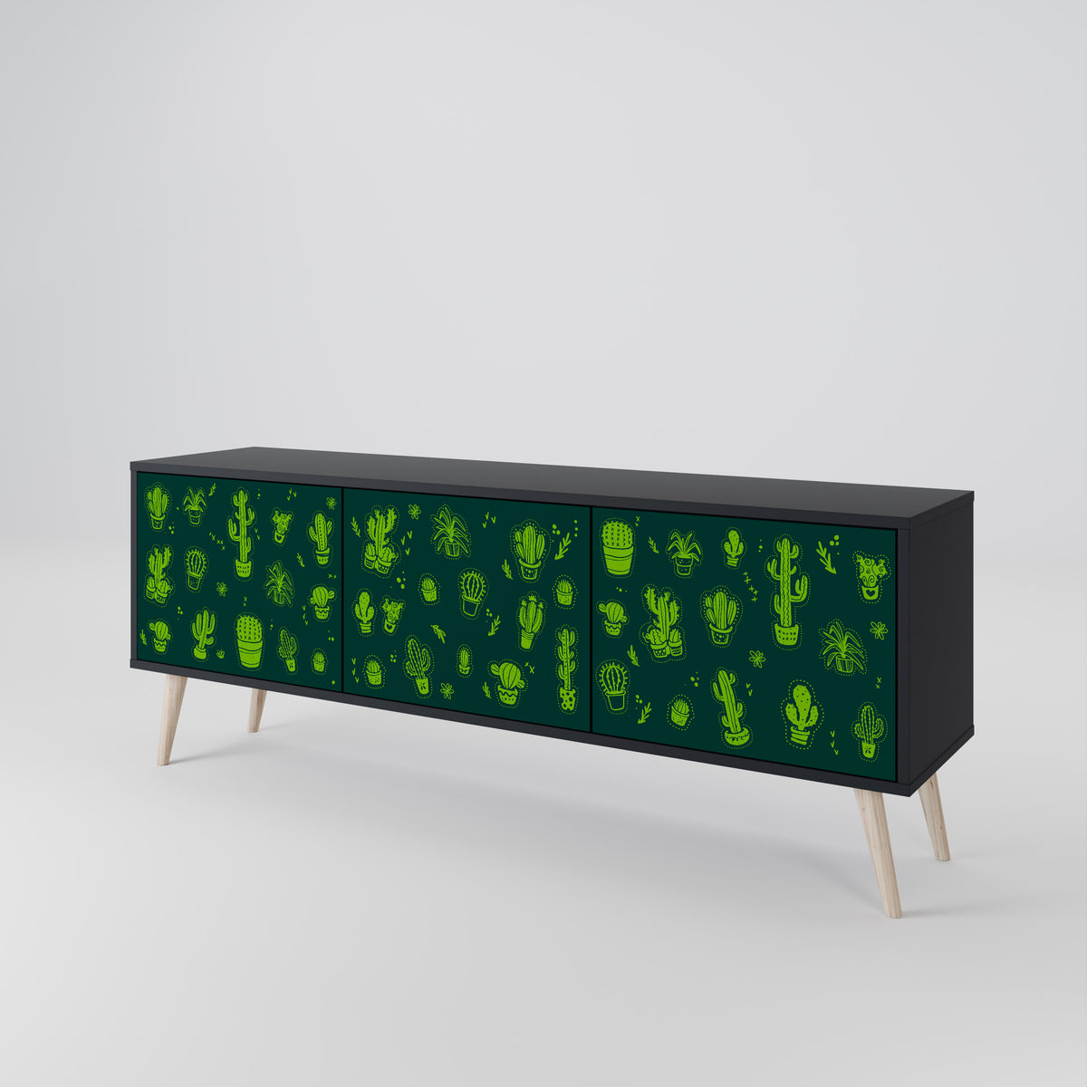 DESERT GREEN Έπιπλο τηλεόρασης 3-θυρών
