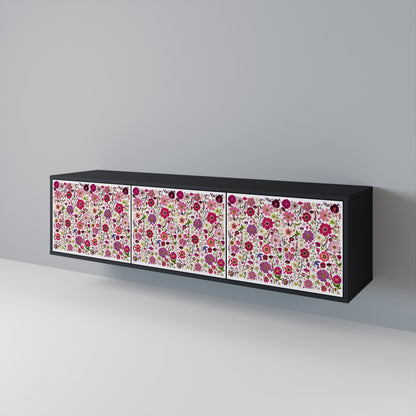 PETAL GARDEN Έπιπλο τηλεόρασης 3-θυρών