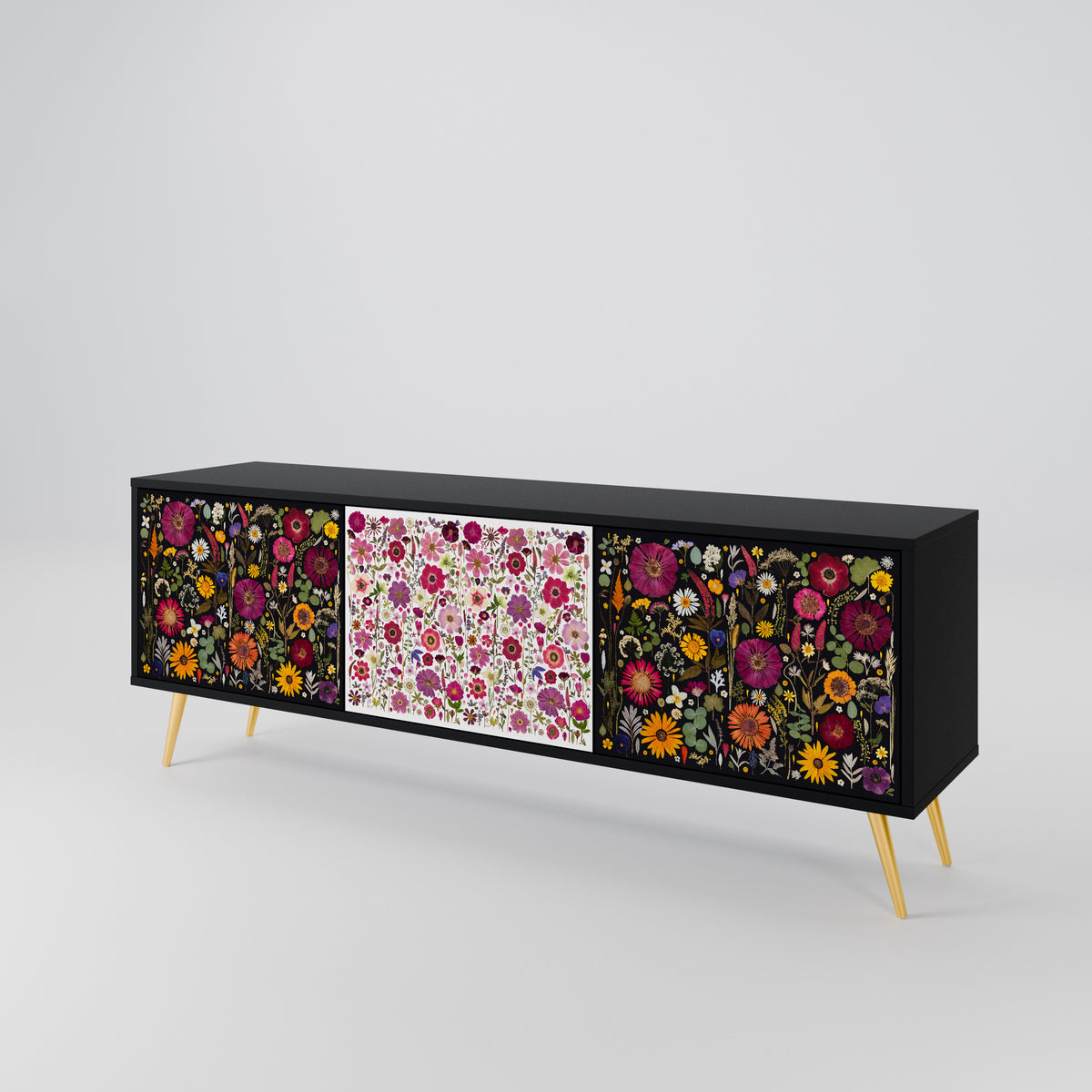 DAYNITE GARDEN Έπιπλο τηλεόρασης 3-θυρών