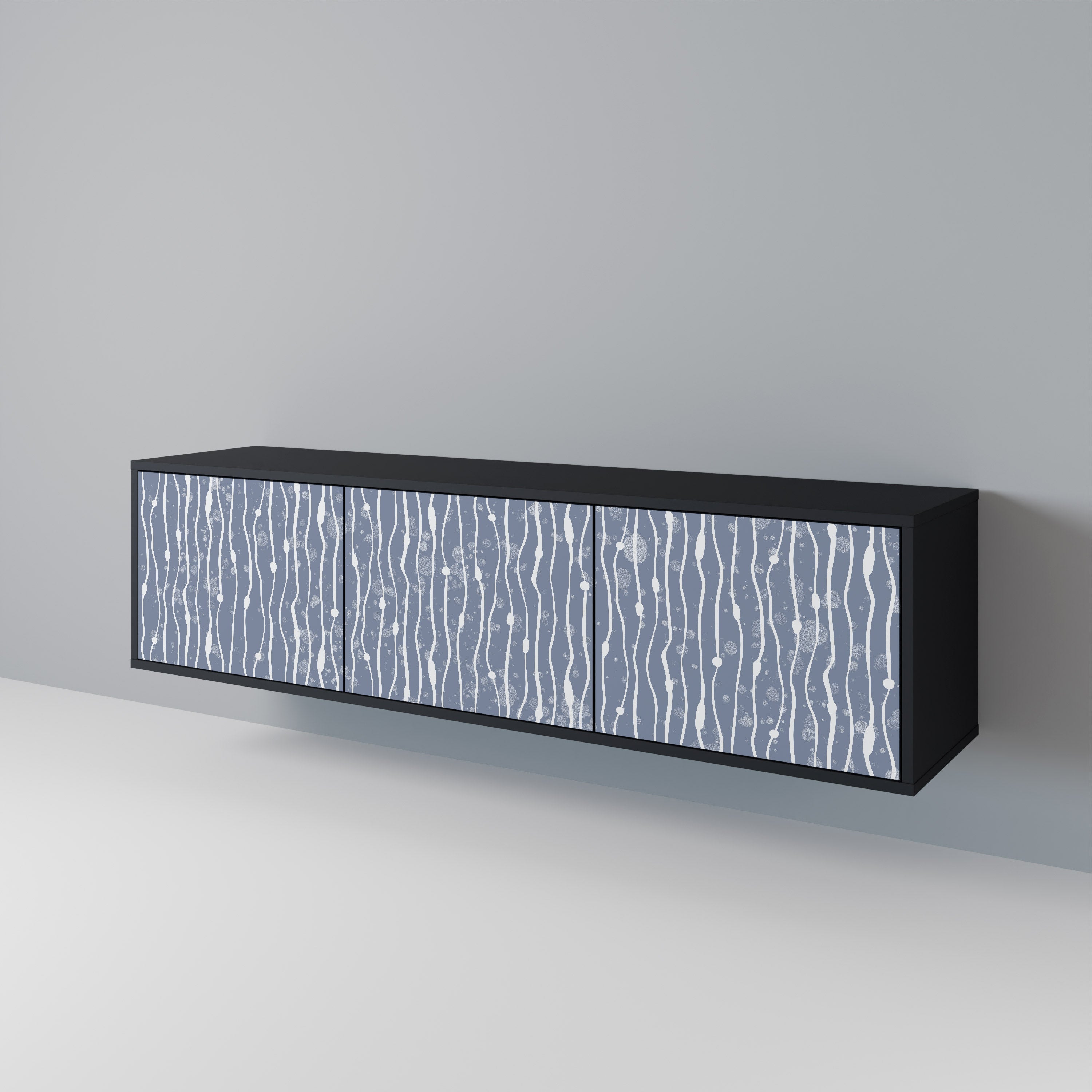 GRAPHITE RAIN Έπιπλο τηλεόρασης 3-θυρών