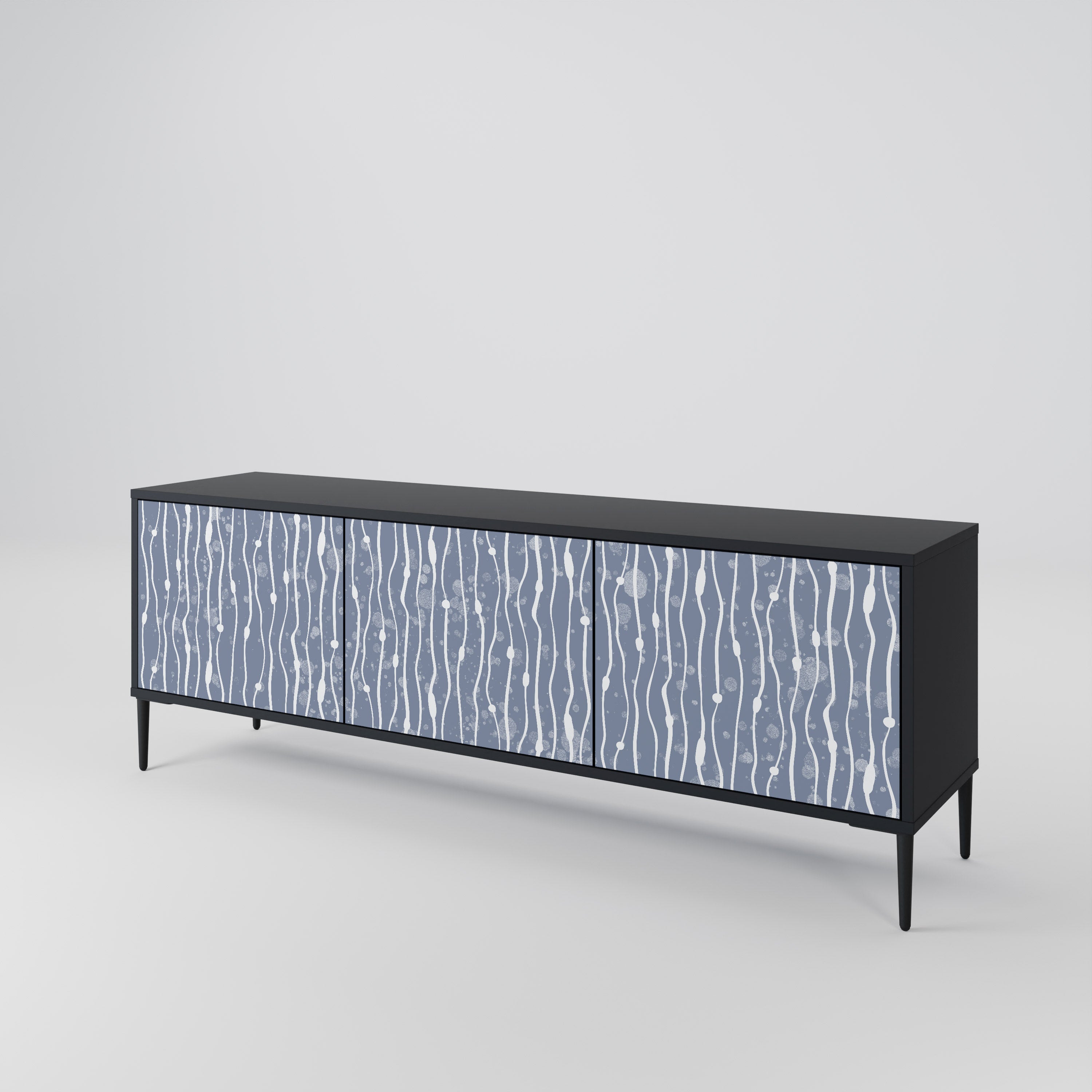 GRAPHITE RAIN Έπιπλο τηλεόρασης 3-θυρών