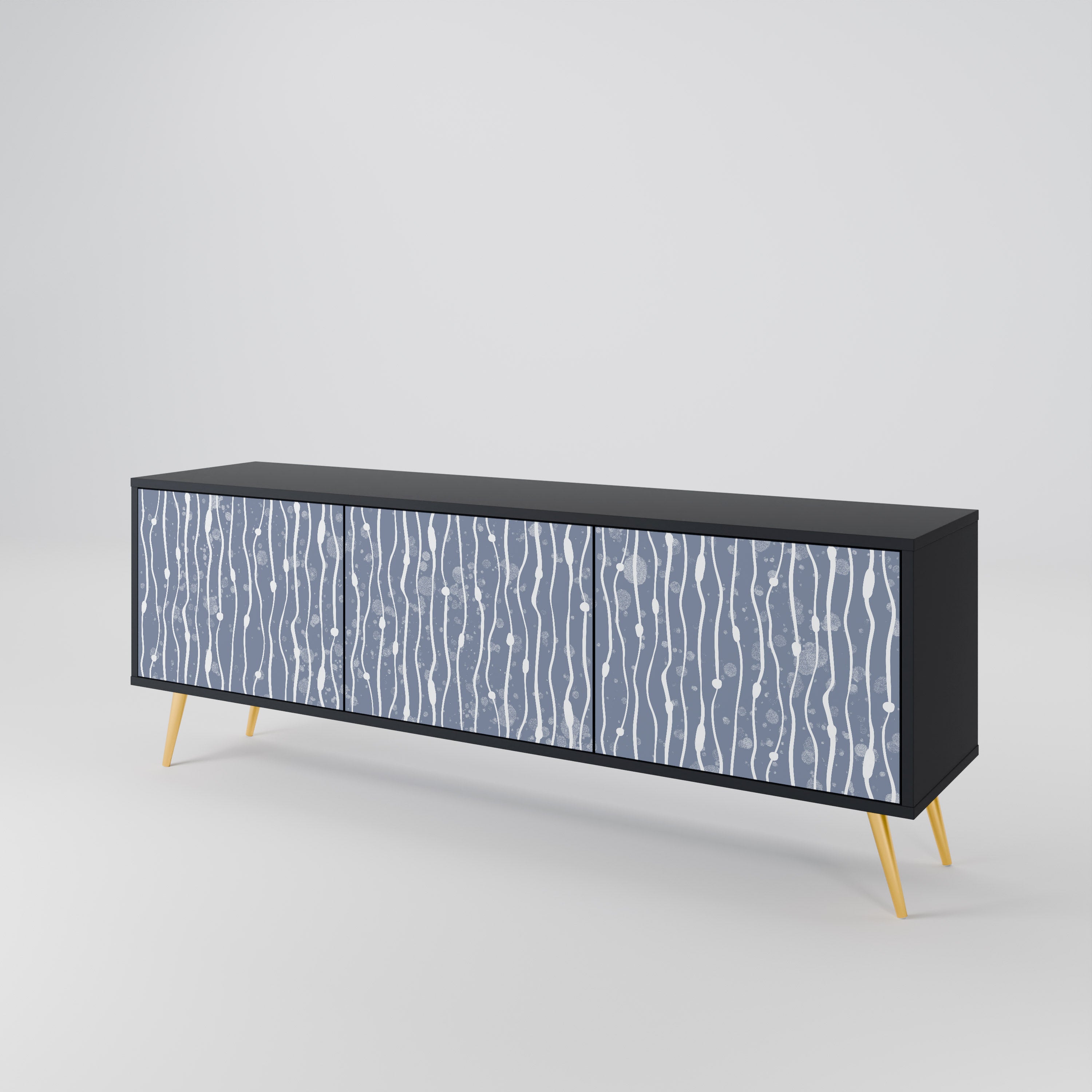 GRAPHITE RAIN Έπιπλο τηλεόρασης 3-θυρών