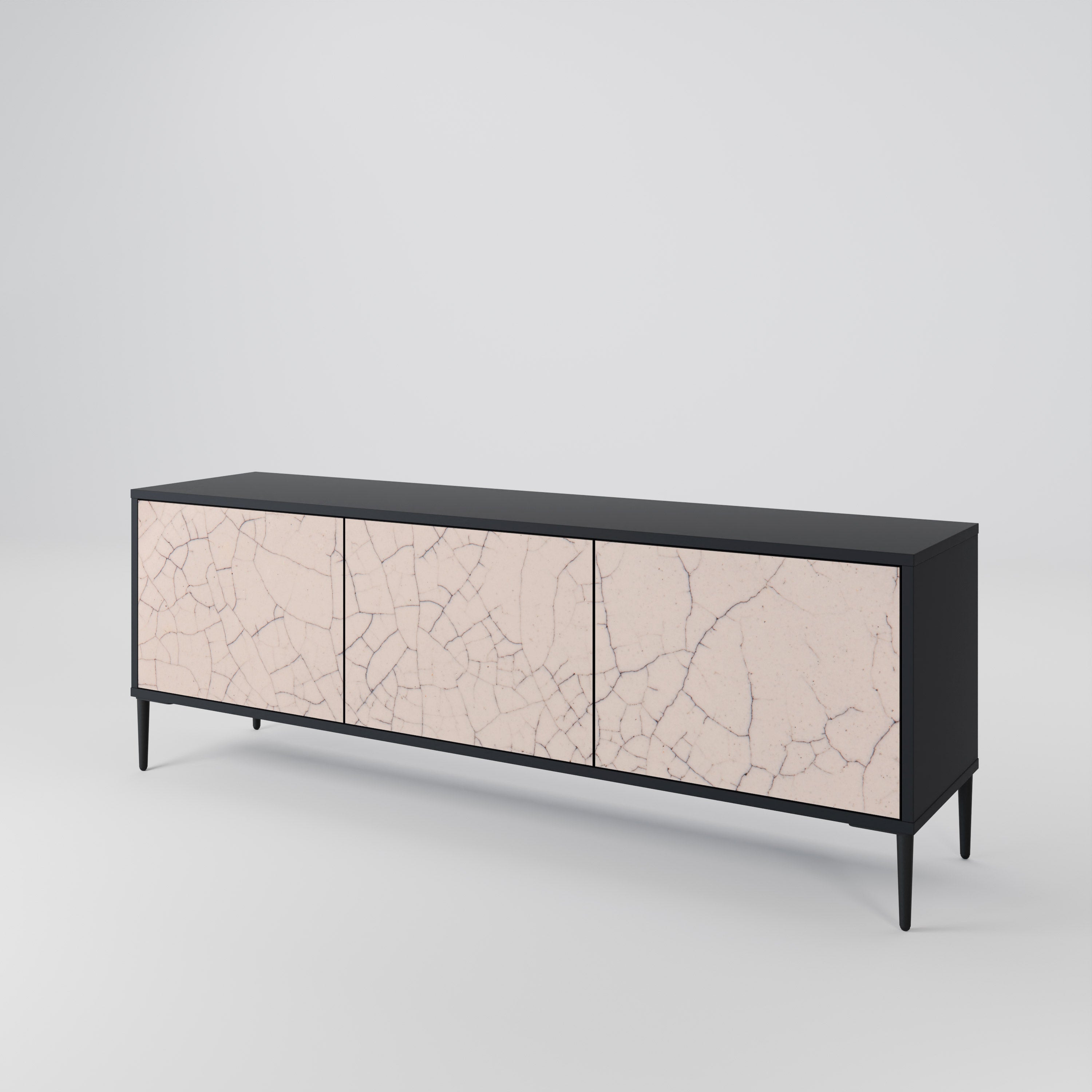 CERAMIC TEXTURE Έπιπλο τηλεόρασης 3-θυρών