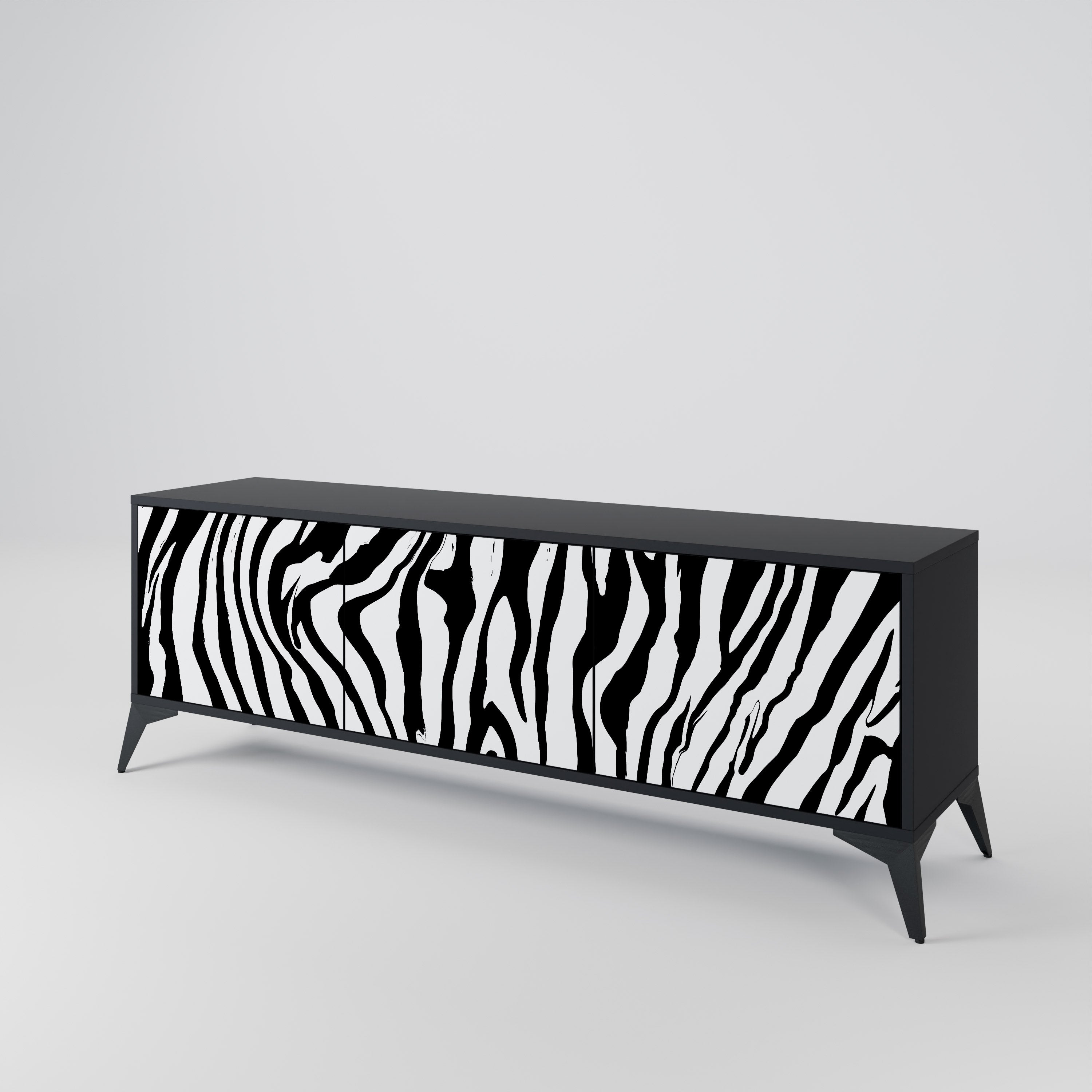 SPLENDID ZEBRA Έπιπλο τηλεόρασης 3-θυρών
