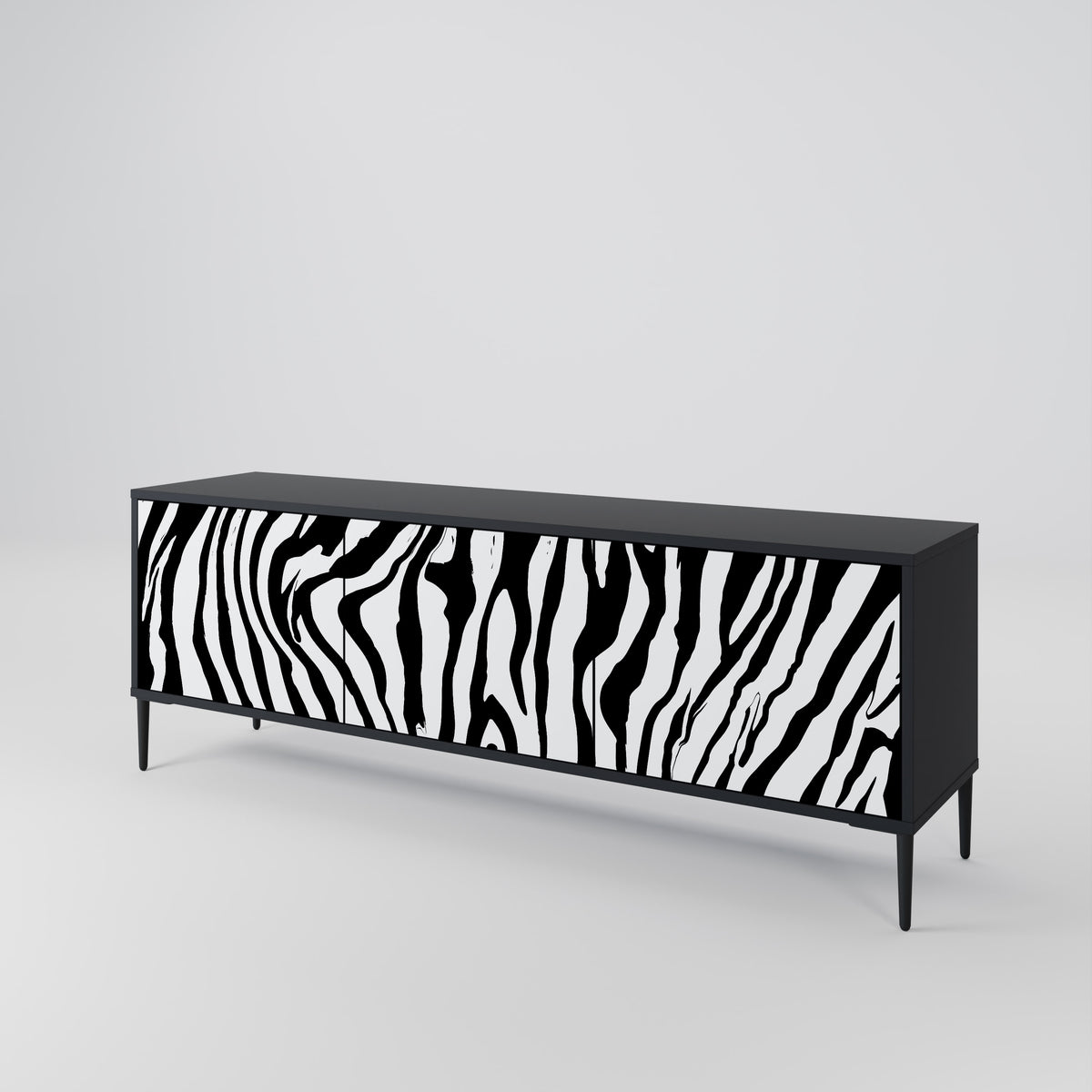 SPLENDID ZEBRA Έπιπλο τηλεόρασης 3-θυρών