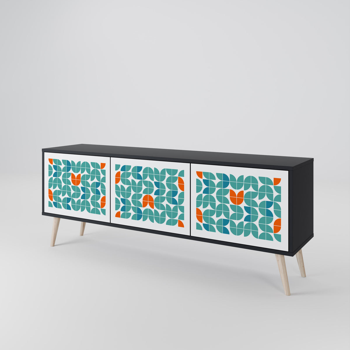 BE THE CHANGE Έπιπλο τηλεόρασης 3-θυρών