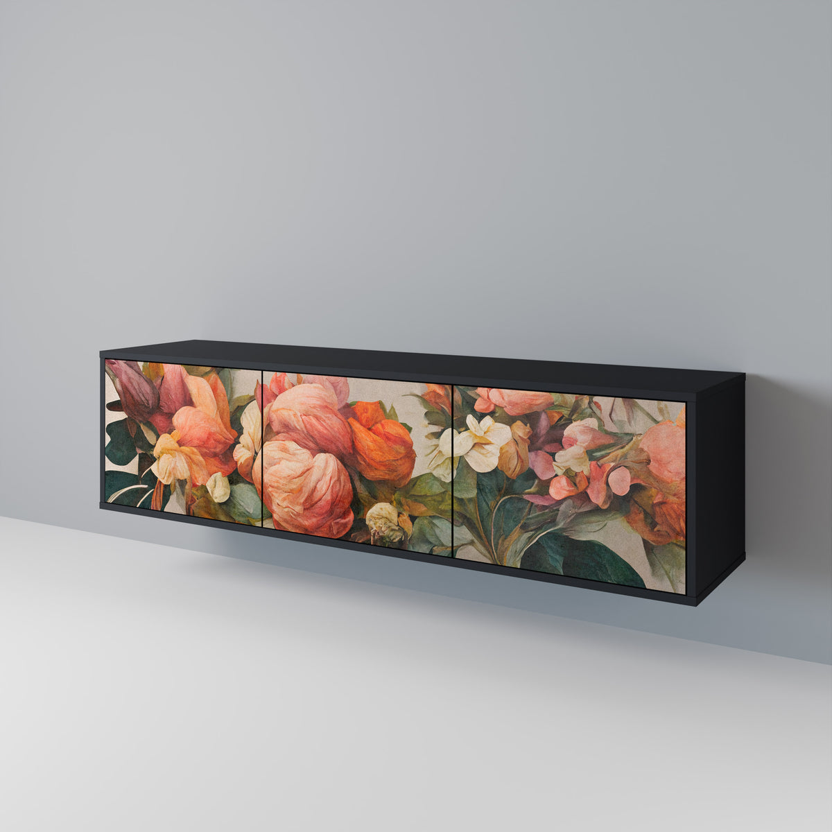 STYLISH BEAUTY Έπιπλο τηλεόρασης 3-θυρών