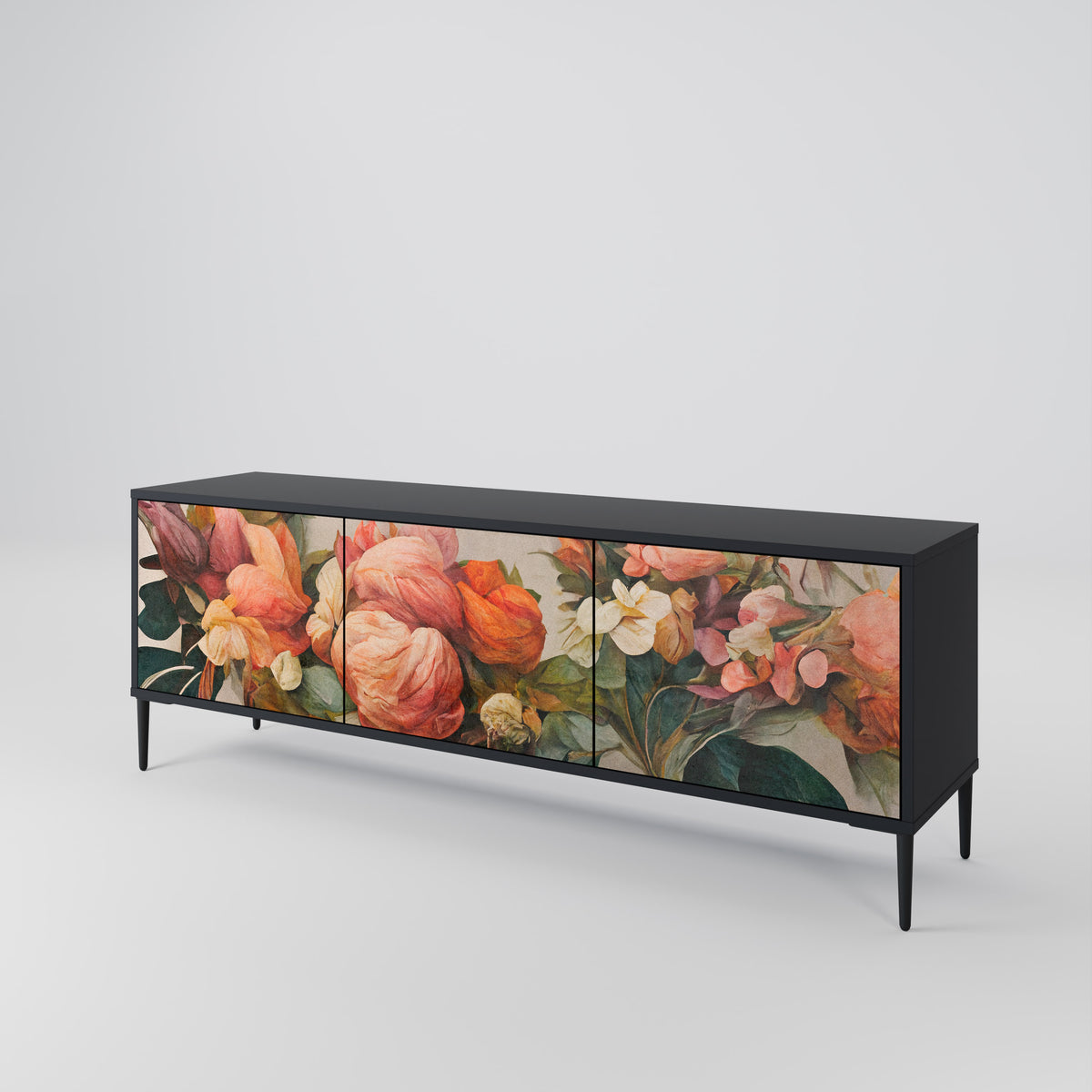 STYLISH BEAUTY Έπιπλο τηλεόρασης 3-θυρών