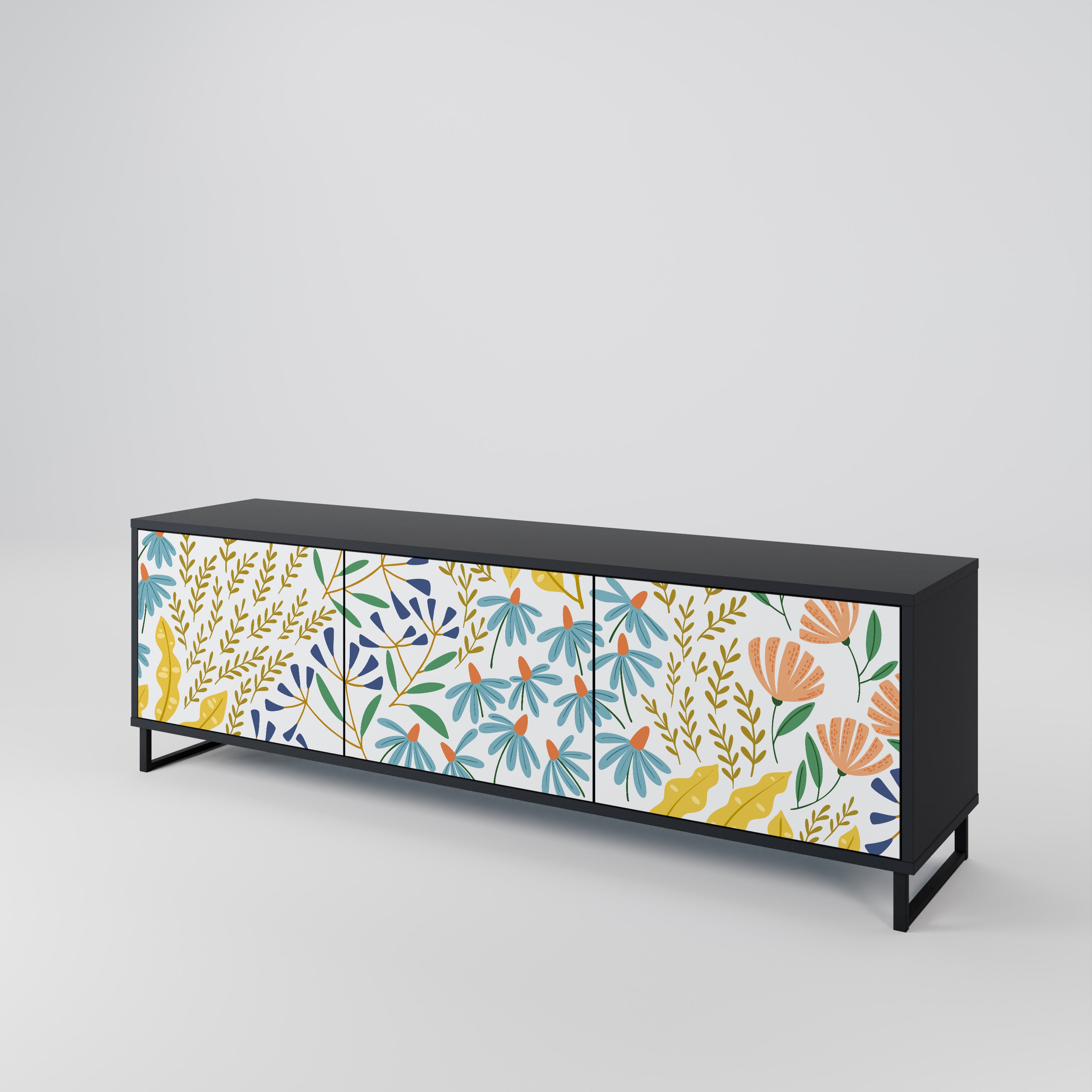 HELLO SPRING 3-Door TV Cabinet