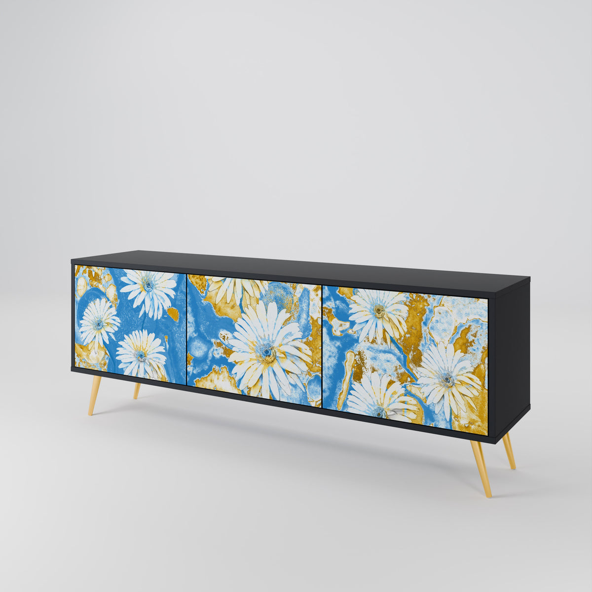 DAISY LUXE Έπιπλο τηλεόρασης 3-θυρών
