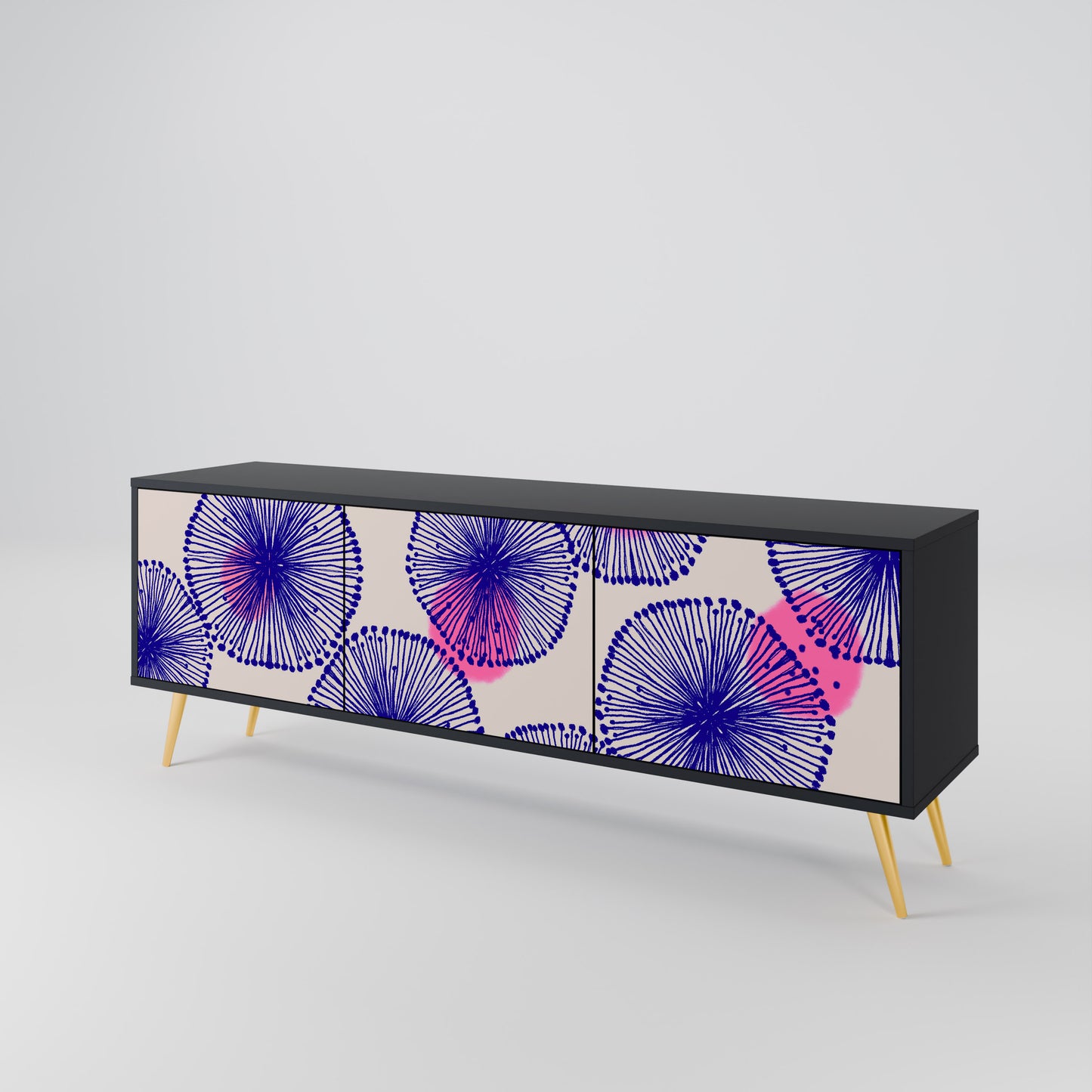 MAGIC NATURE 3-Door TV Cabinet