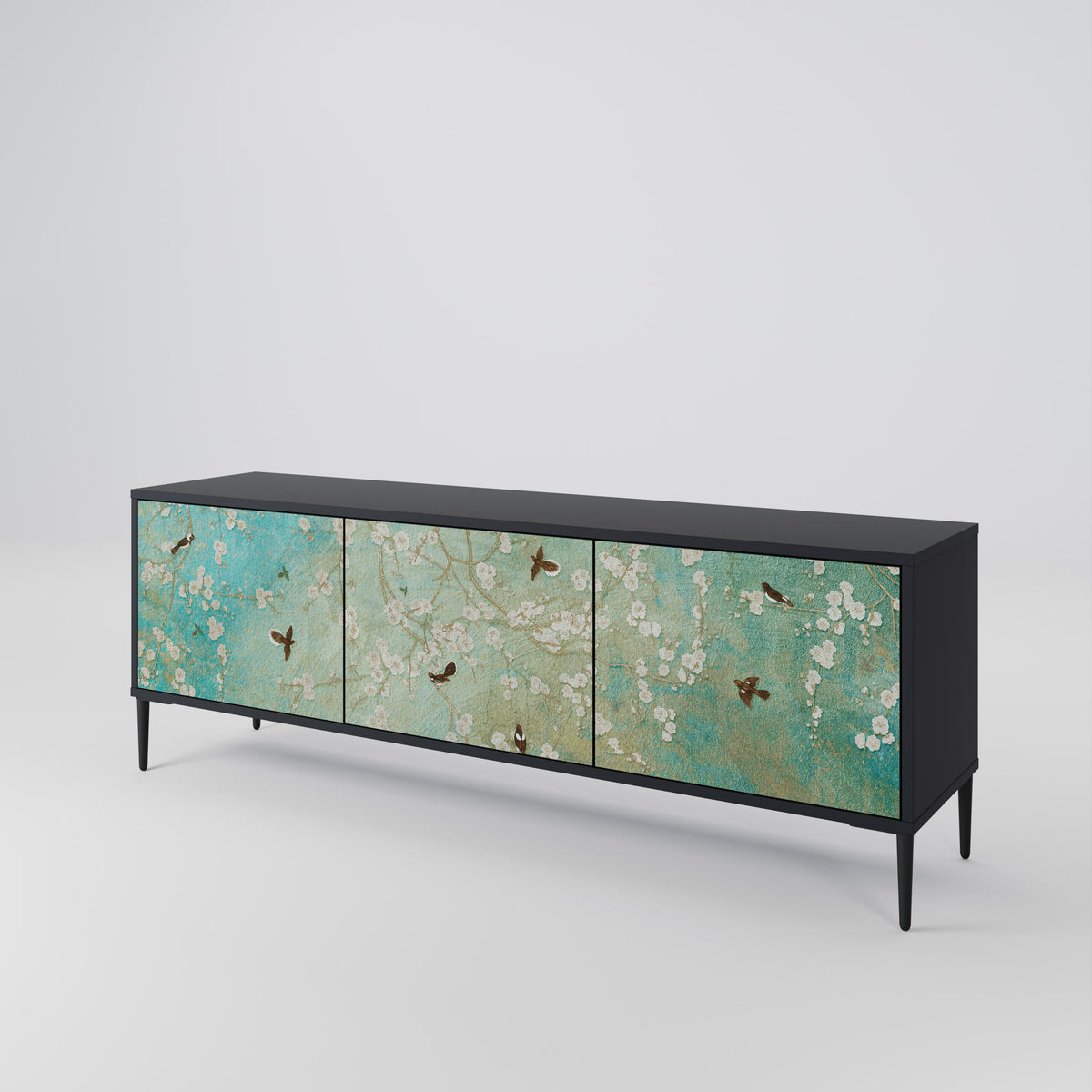 BLOOMING CHARM Έπιπλο τηλεόρασης 3-θυρών