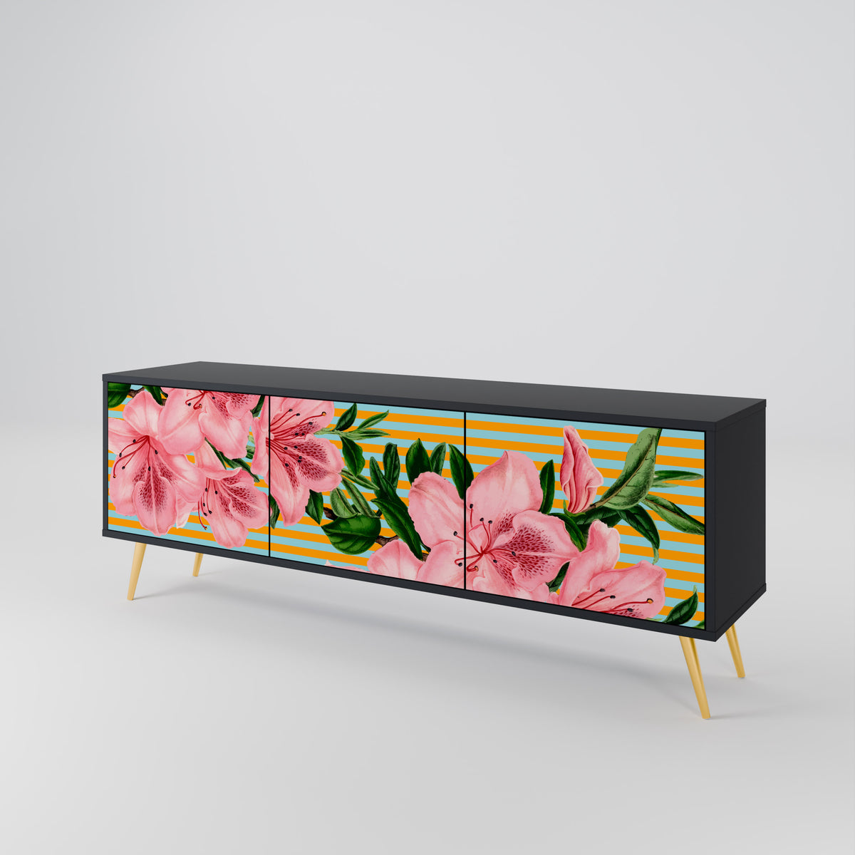 FRAGILE BEAUTY Έπιπλο τηλεόρασης 3-θυρών