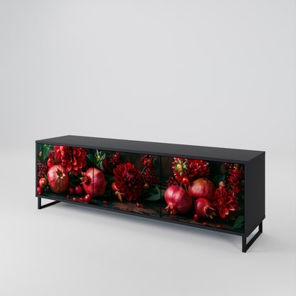 DAHLIAS AND POMEGRANATES Έπιπλο τηλεόρασης 3-θυρών