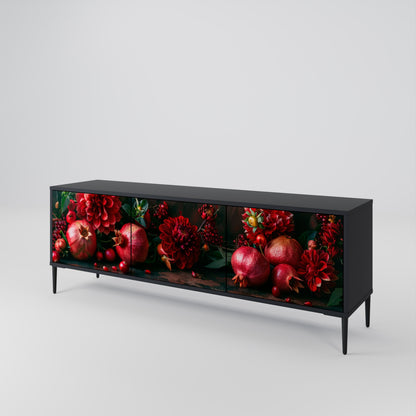 DAHLIAS AND POMEGRANATES Έπιπλο τηλεόρασης 3-θυρών