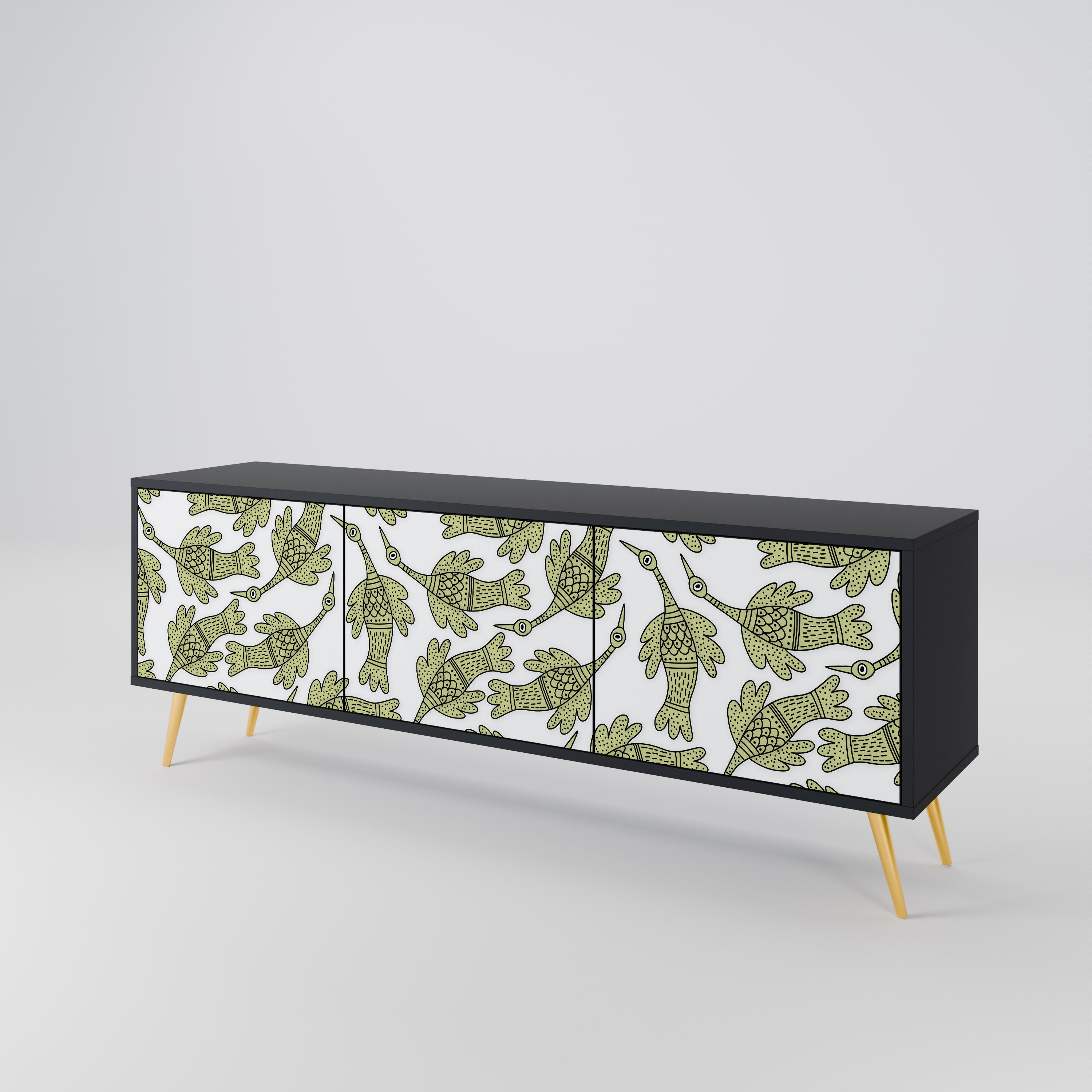 SEEDLING SONGBIRD 3-Door TV Cabinet