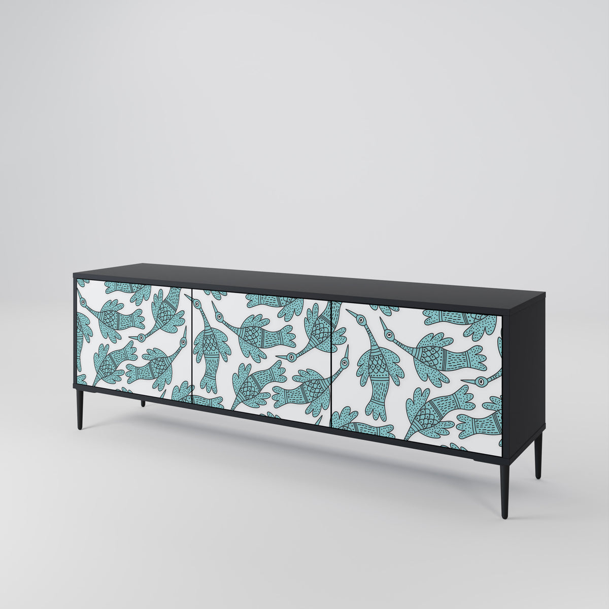 WATERSPOUT SONGIBIRD 3-Door TV Cabinet